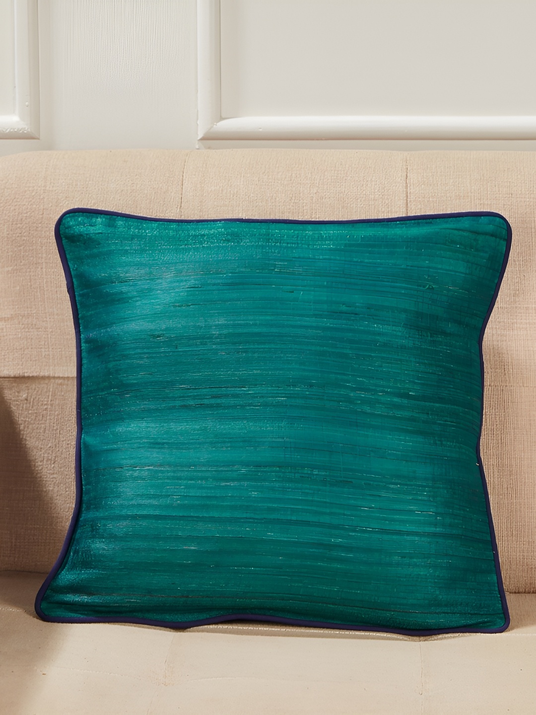 

Fabindia Green & Blue Square Cushion Covers