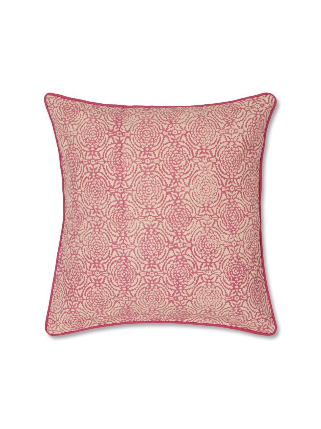 

Fabindia Fuchsia & White Floral Cotton Square Cushion Covers