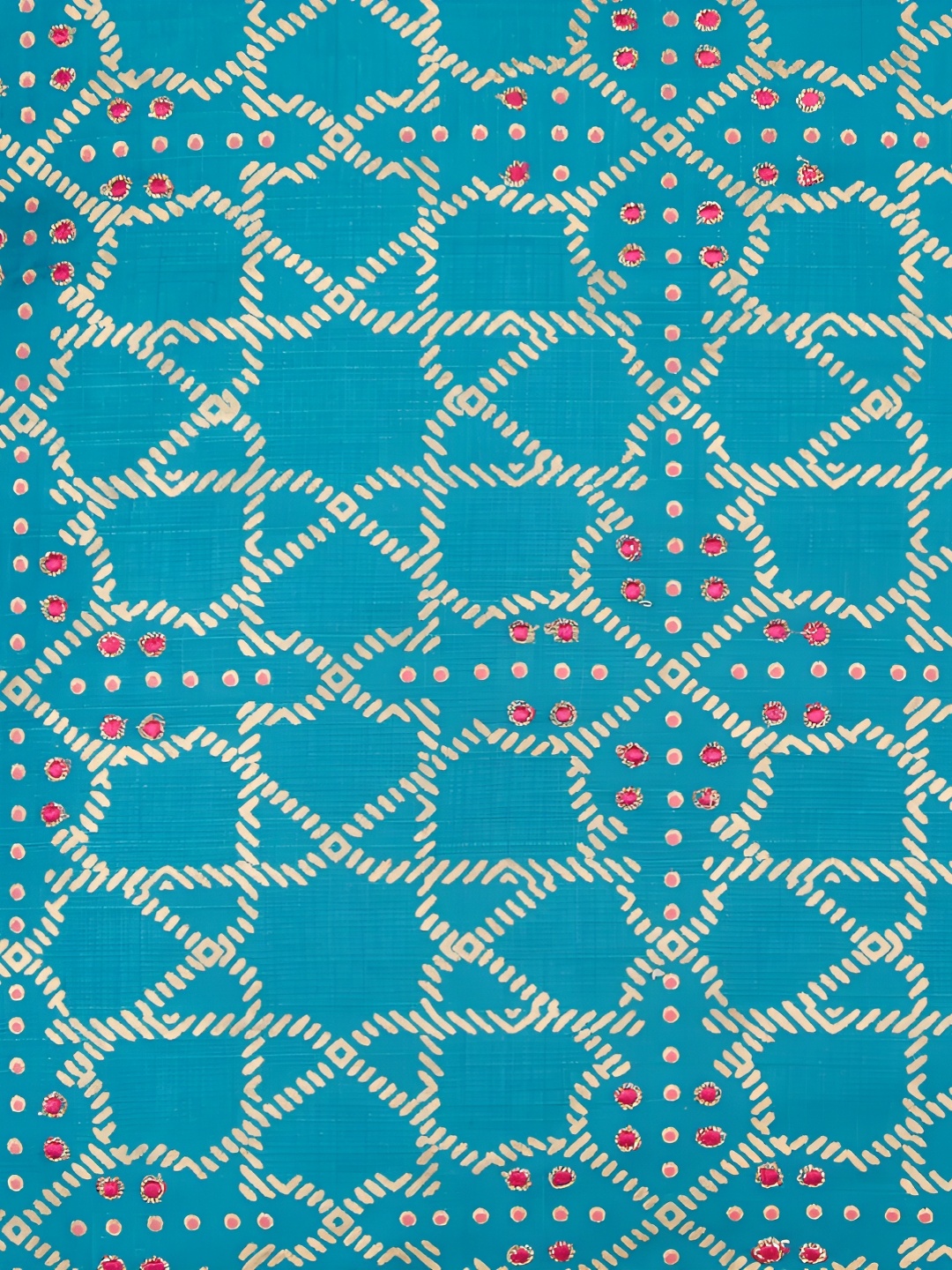 

Fabindia Blue & Gold-Toned Ethnic Motifs Square Cushion Covers