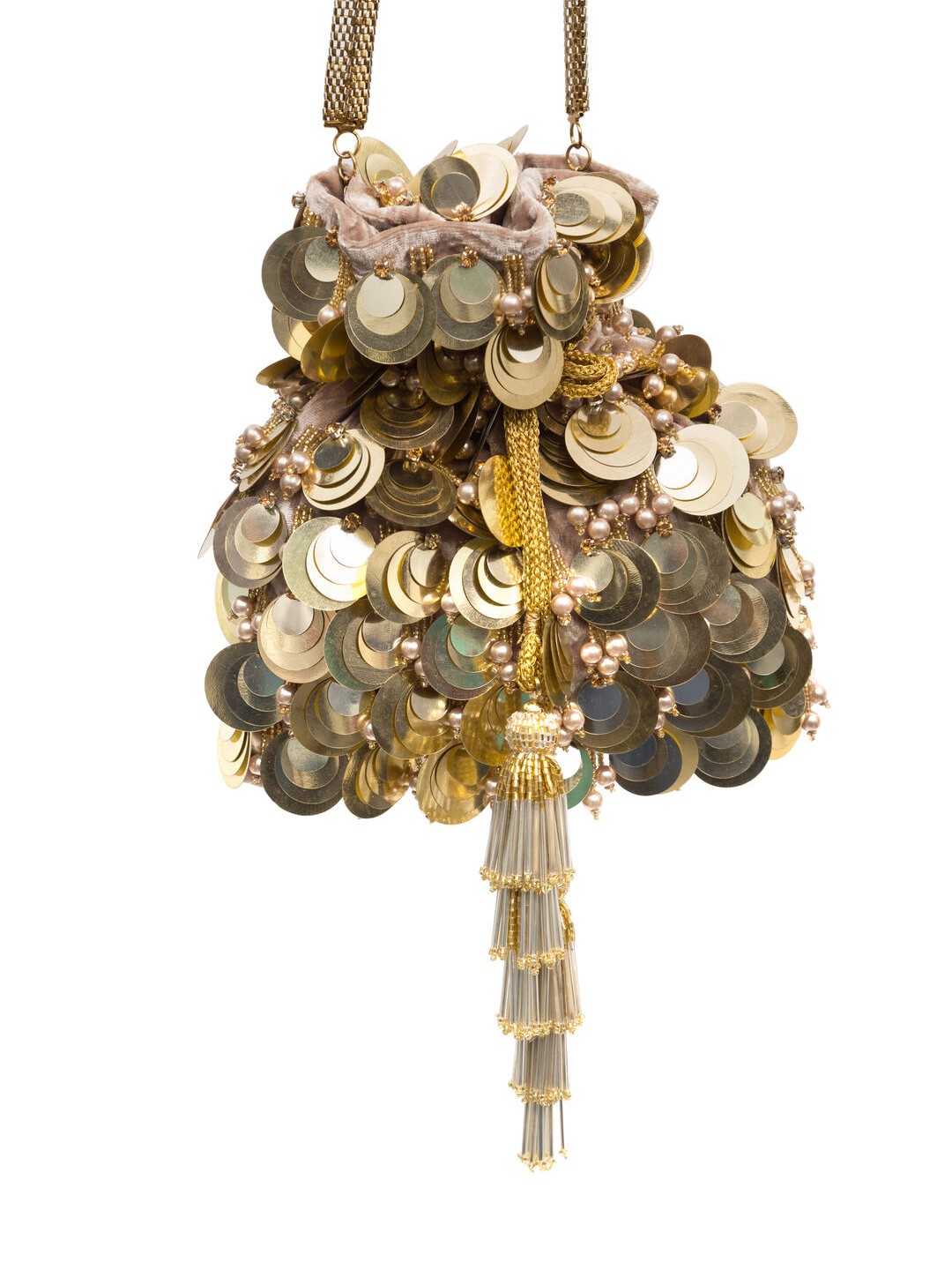 

SG by Sonia Gulrajani Women Embellished Potli, Gold