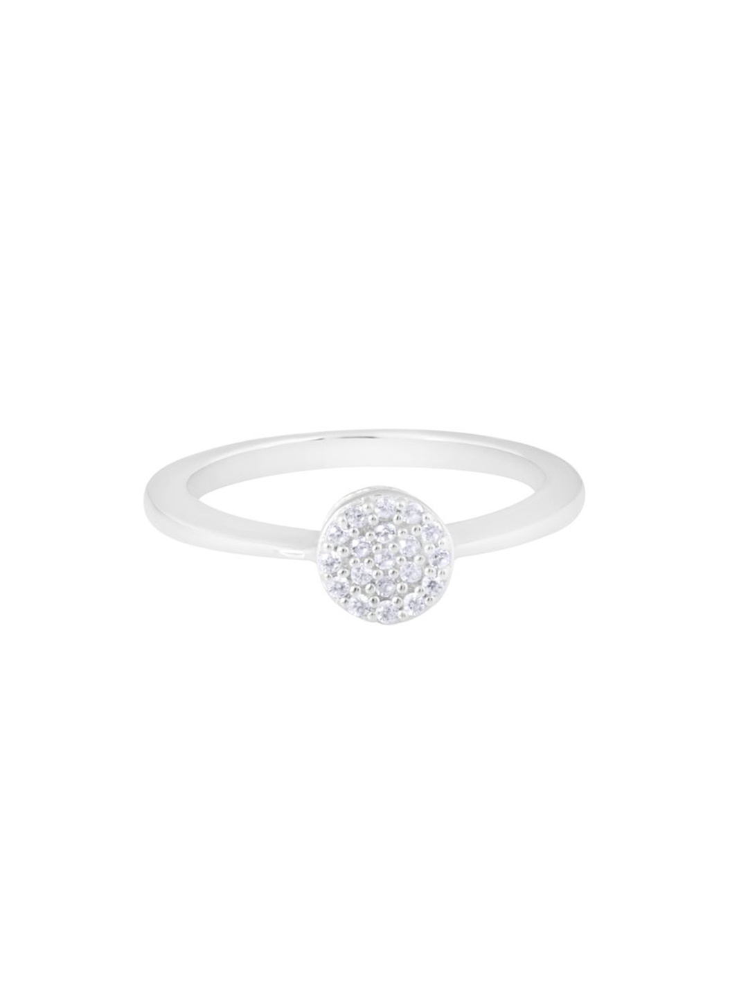 

HIFLYER JEWELS 925 Sterling Silver Stone-Studded Finger Ring