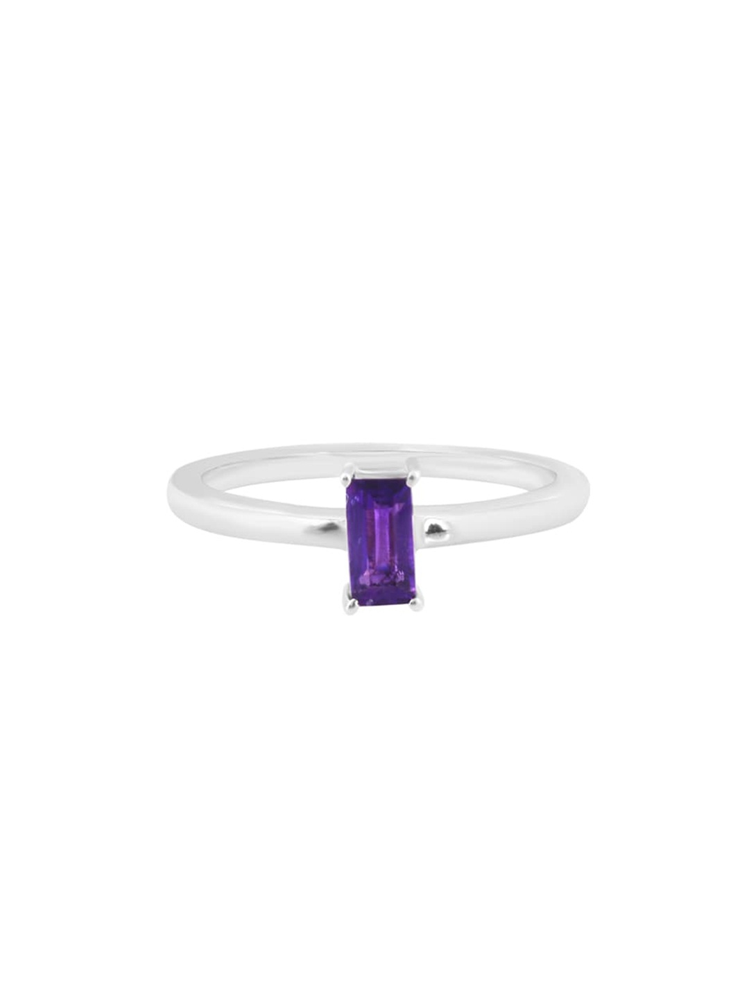 

HIFLYER JEWELS Women Amethyst Studded Finger Ring, Purple