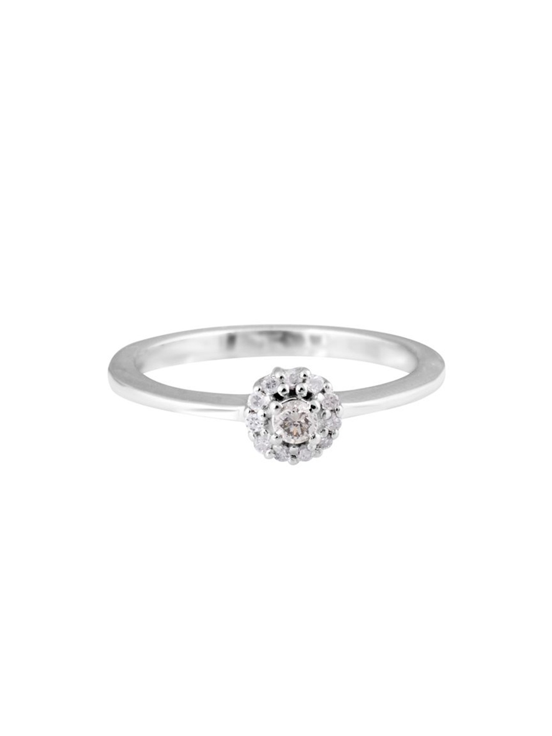 

HIFLYER JEWELS 925 Sterling Silver Stone-Studded Finger Ring