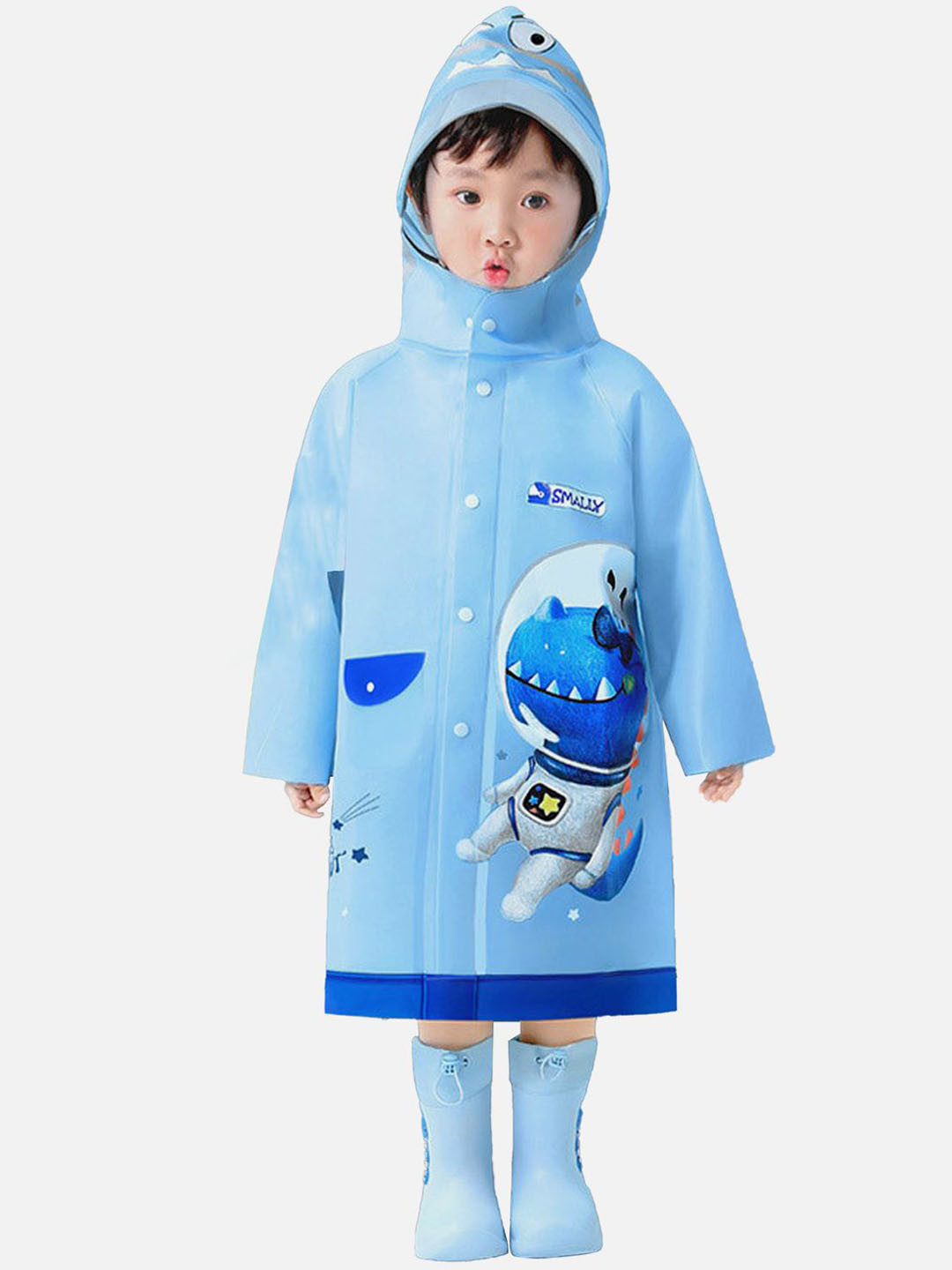 

Little Surprise Box LLP Kids Waterproof Rain Jacket, Blue