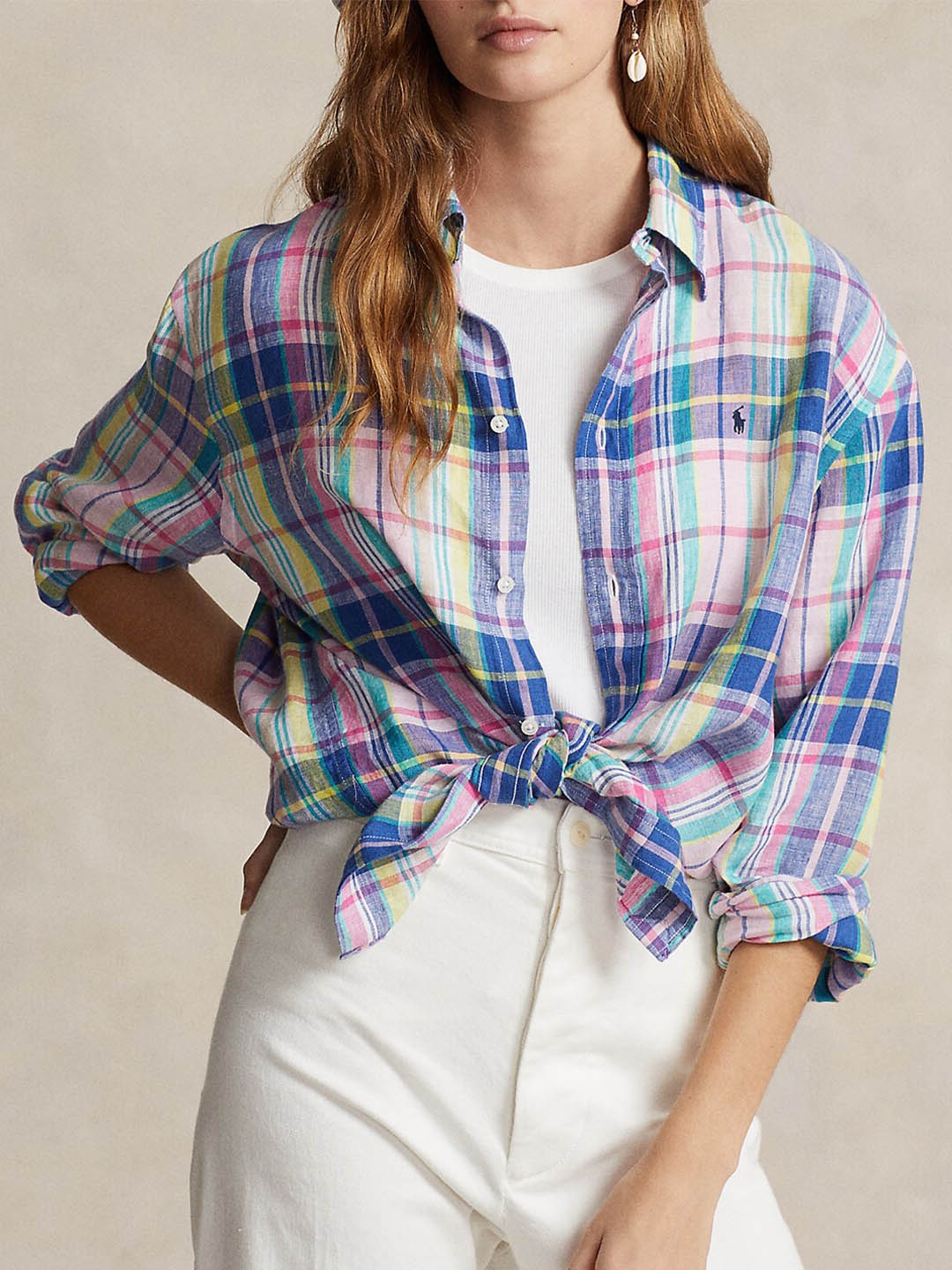 

Polo Ralph Lauren Checked Relaxed Fit Shirt, Blue