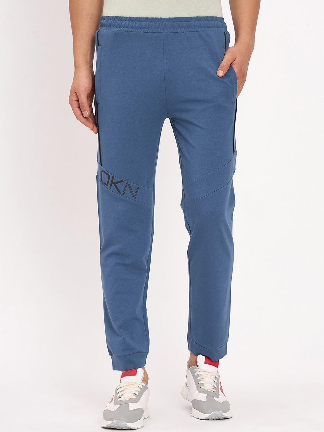 

Okane Men Stretchable Joggers, Blue