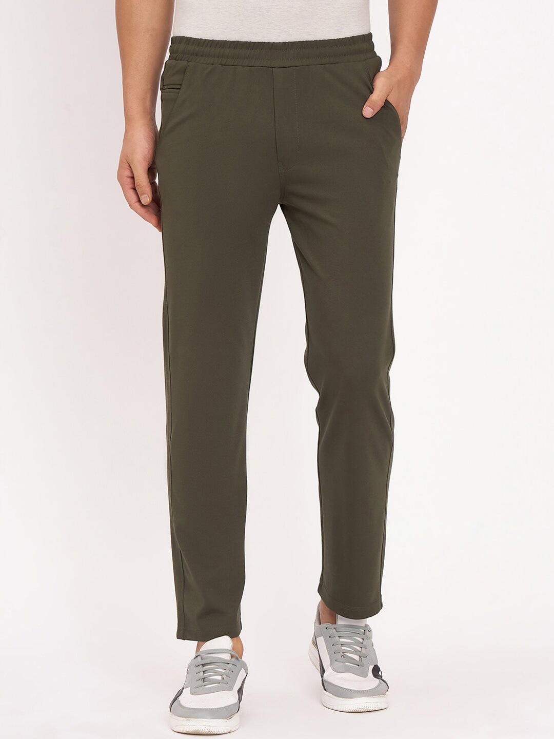 

Okane Men Regual Fit Track Pants, Olive