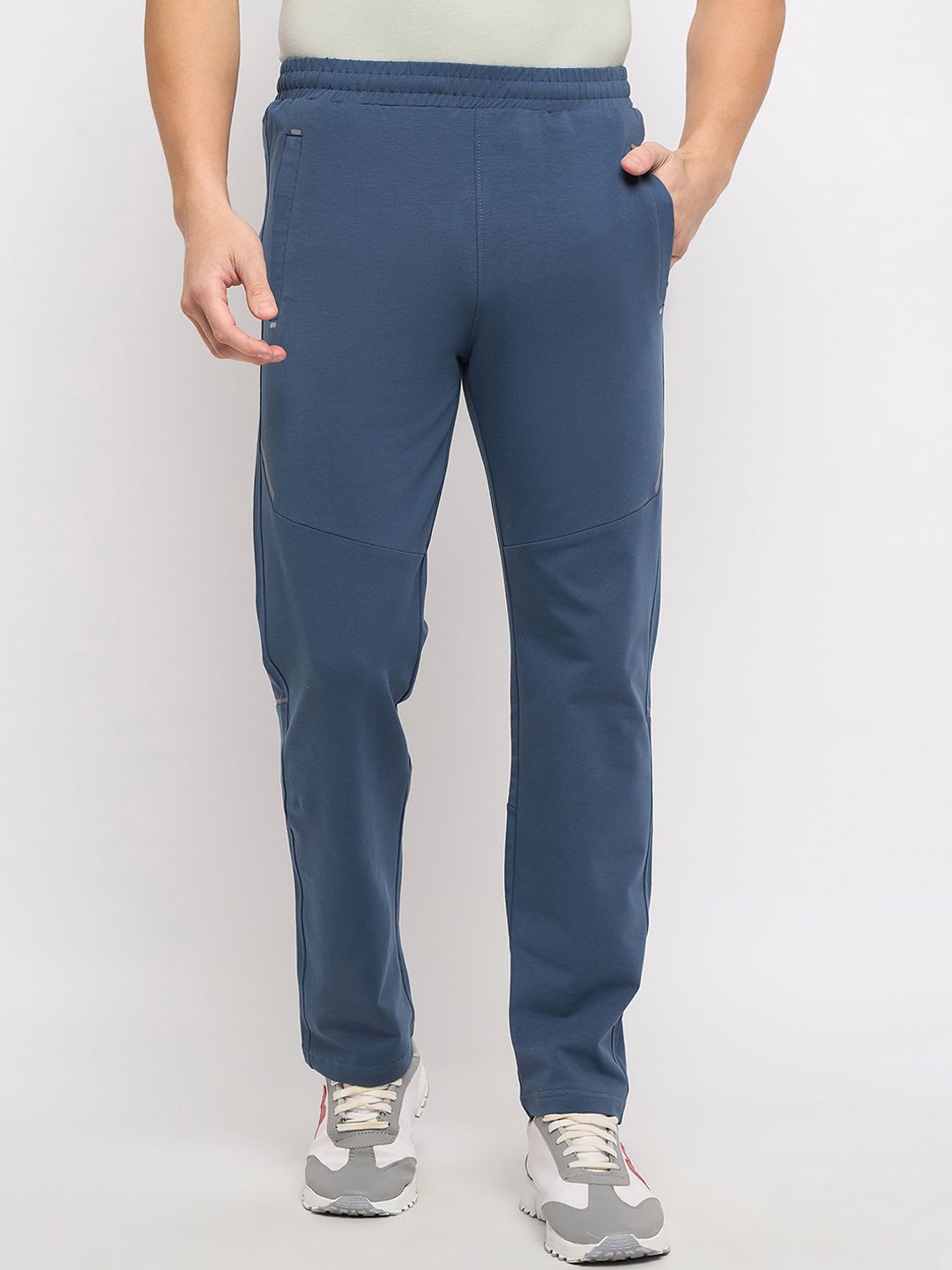 

Okane Stretchable Cotton Joggers, Blue