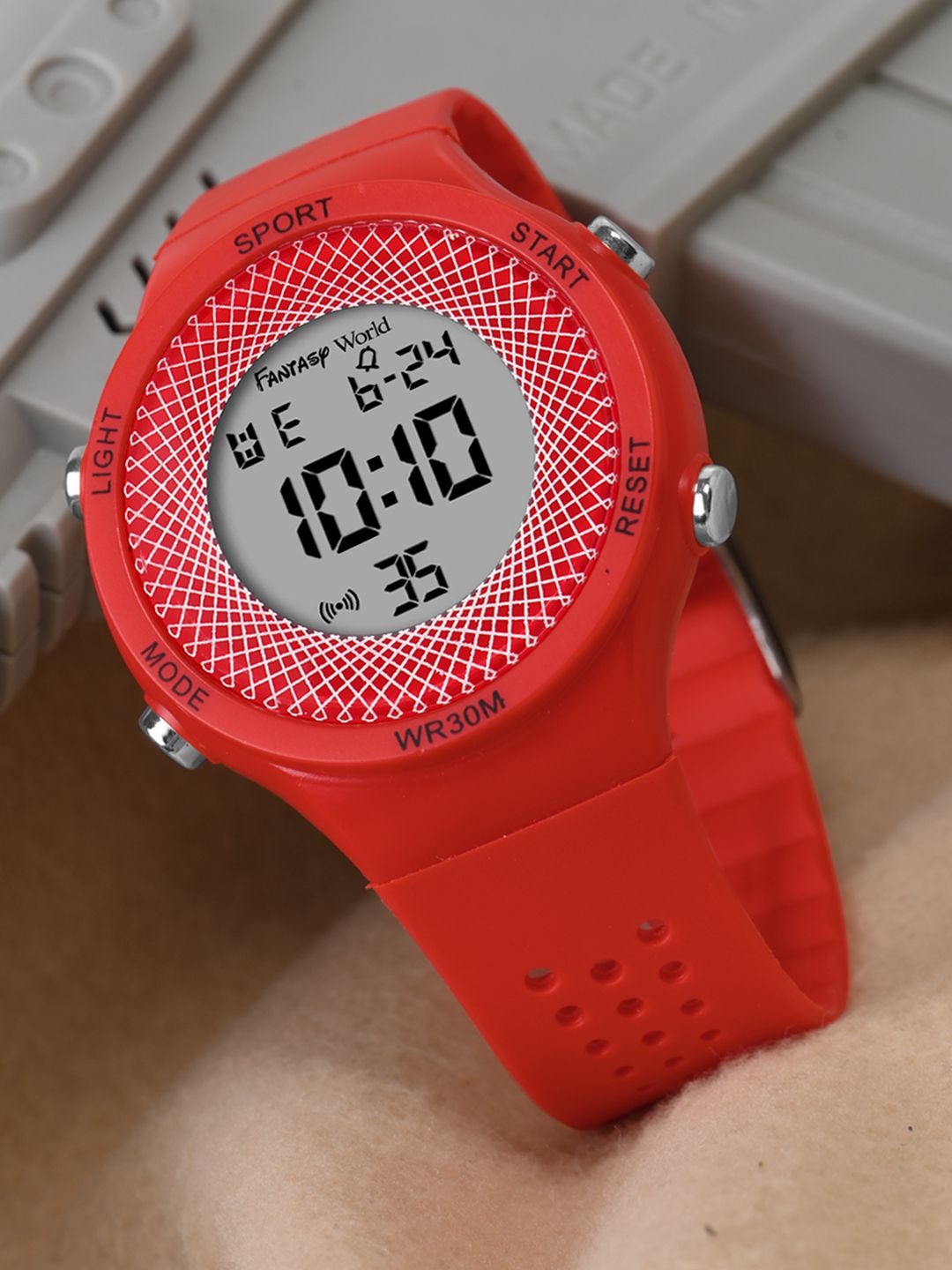 

Fantasy World Kids Printed Dial Analogue Multi Function Watch FW24-Sport-001-RD, Red