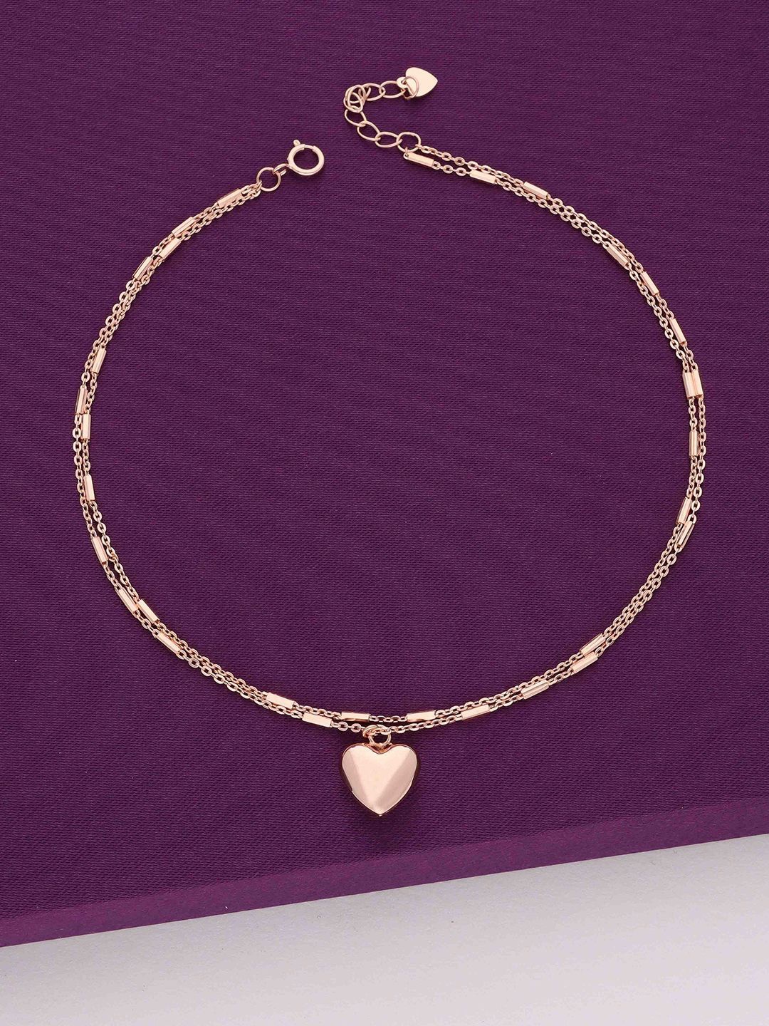 

KAI JEWEL womens Anklet, Rose gold