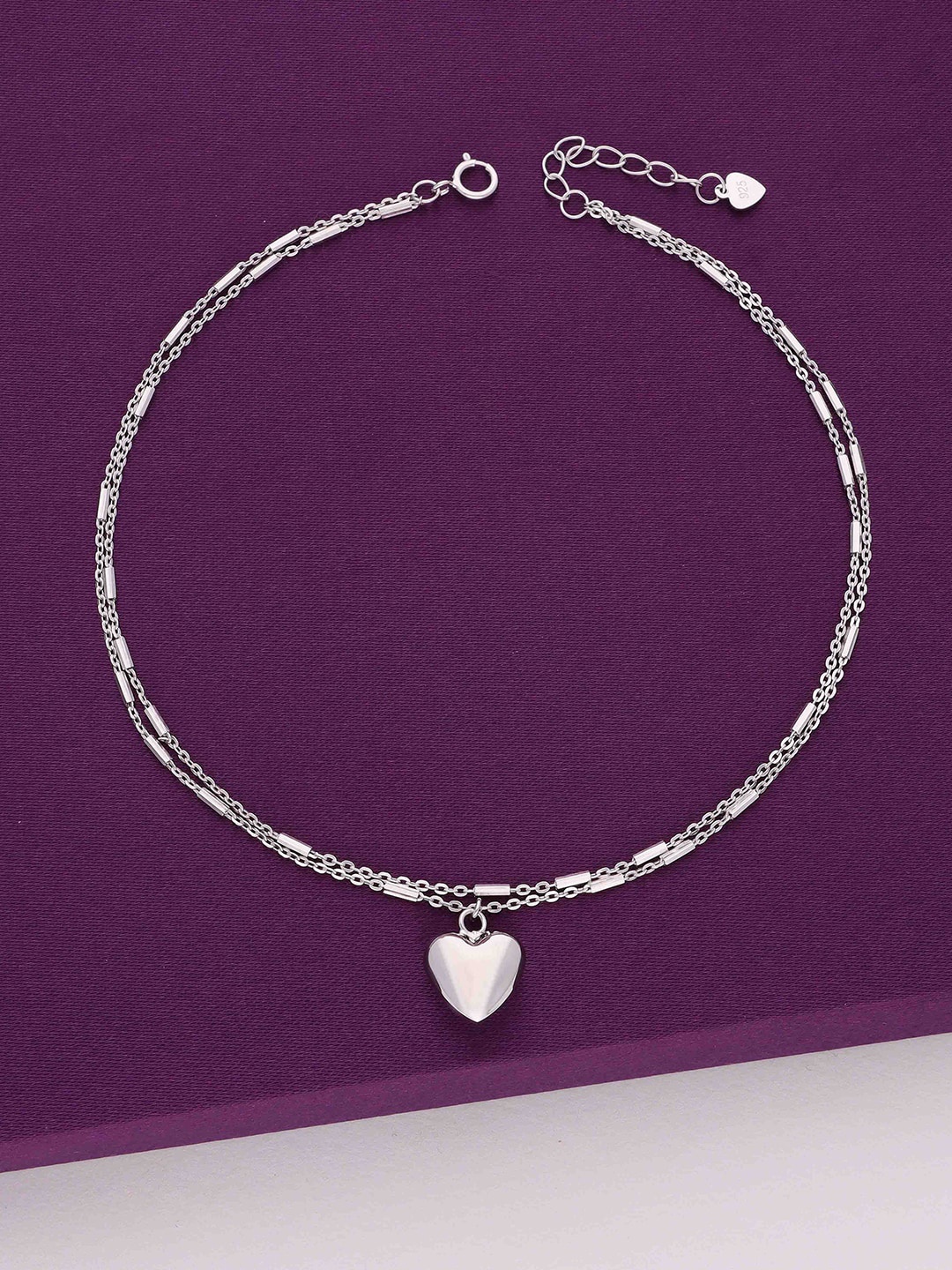 

KAI JEWEL Rhodium-Plated Anklet, Silver