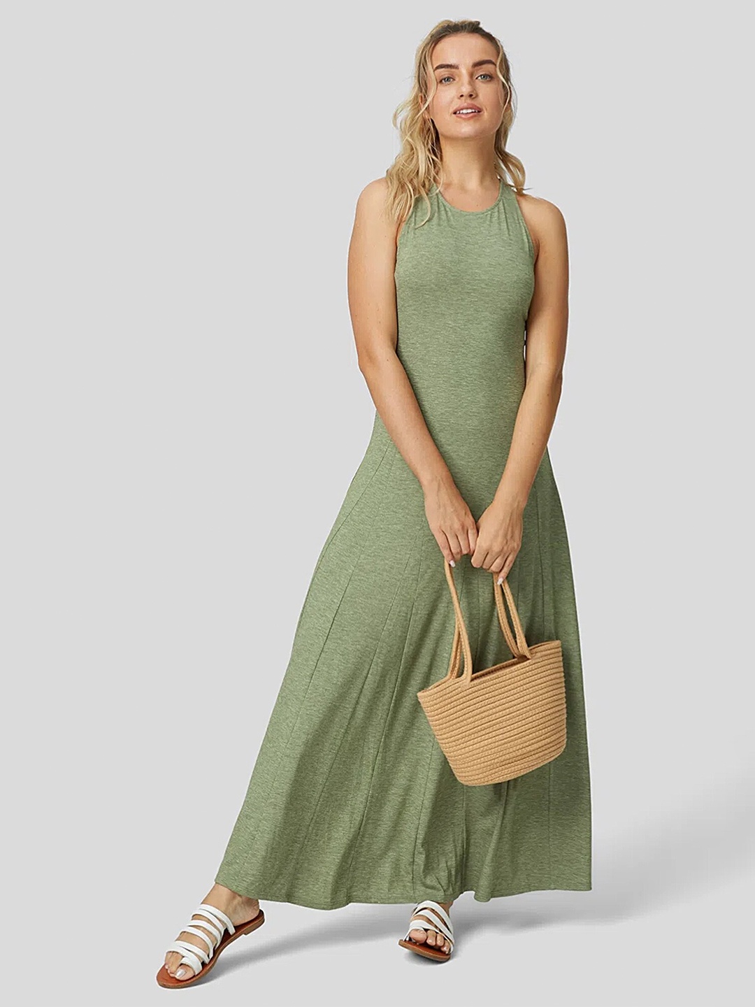 

LULU & SKY Women Maxi Dress, Green