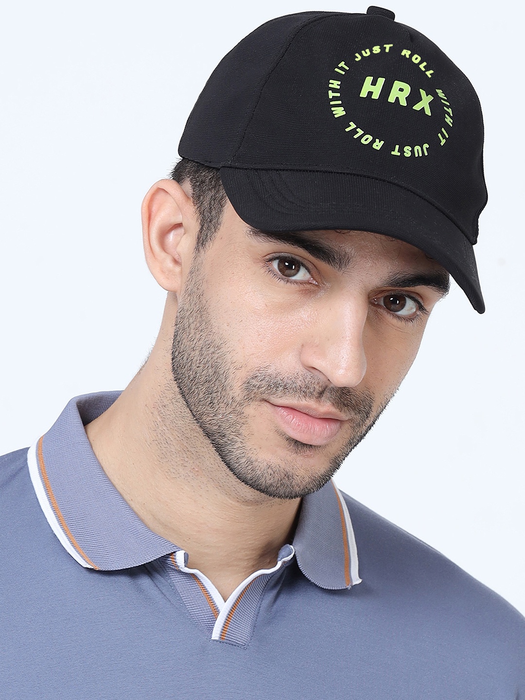 

HRX by Hrithik Roshan Unisex Printed Snapback Cap, Black