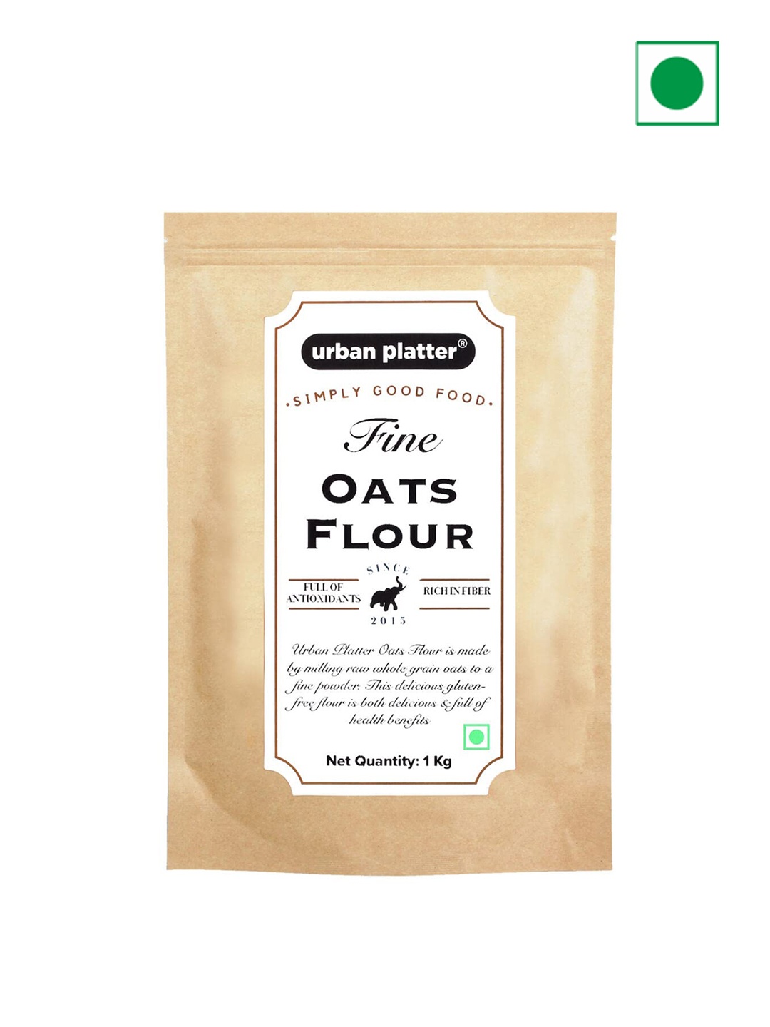 

URBAN PLATTER Fine Oats Flour 1 kg, White