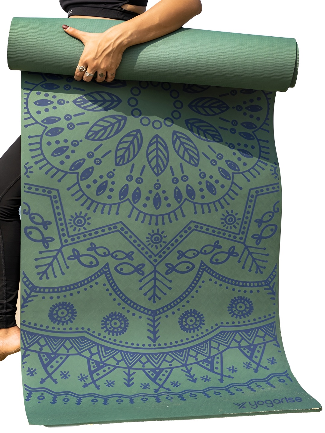 

Yogarise Rectangular Anti-Skid Yoga Mat, Green