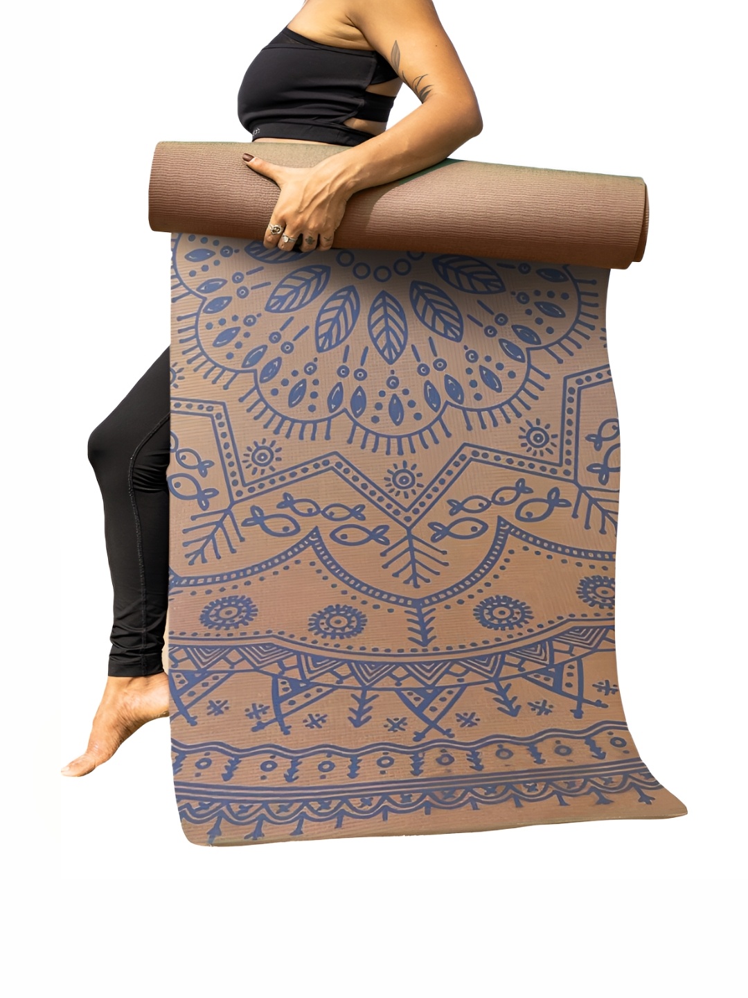 

Yogarise Rectangular Anti-Skid Yoga Mat, Brown