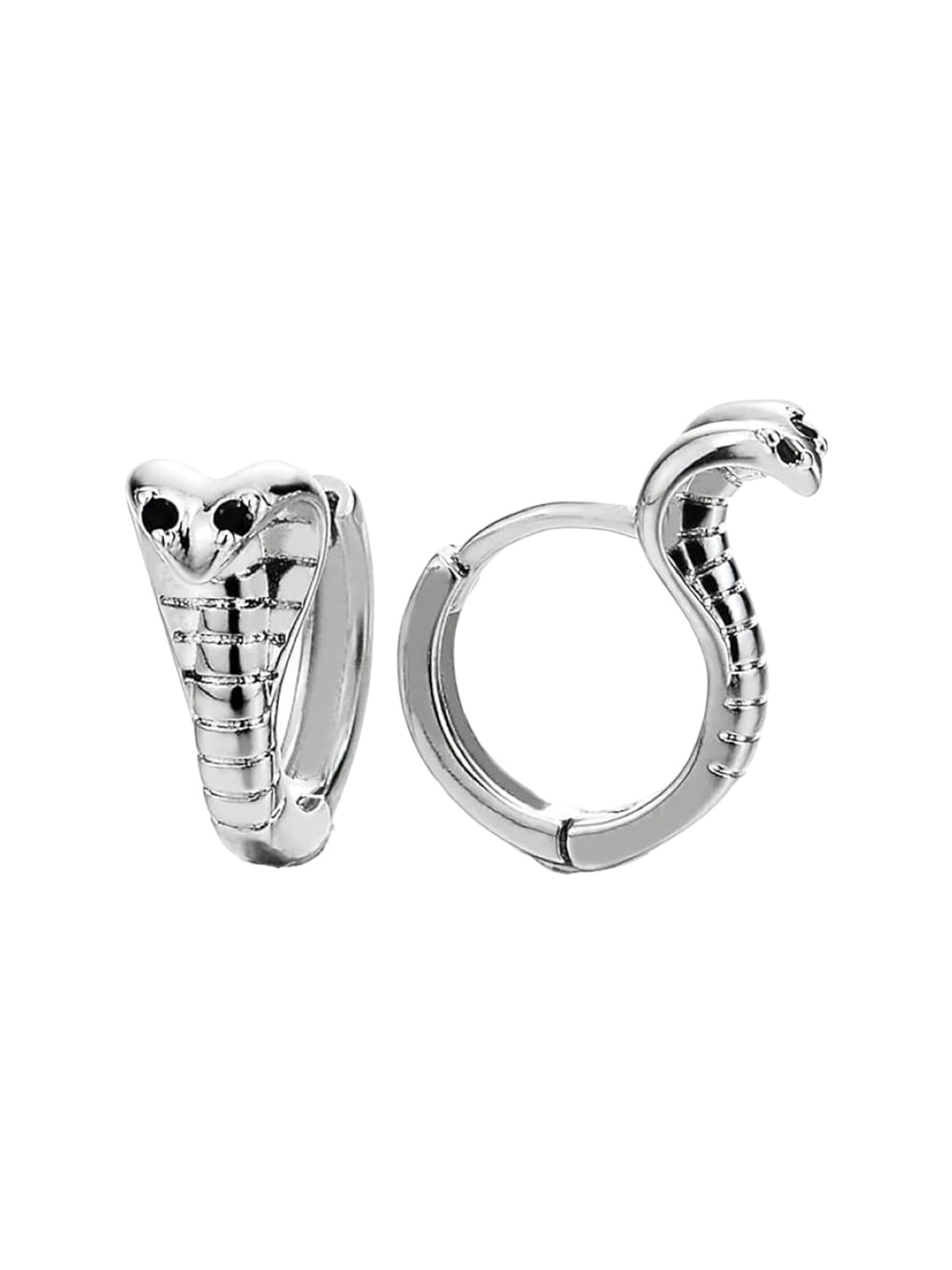

EL REGALO Contemporary Studs Earrings, Silver