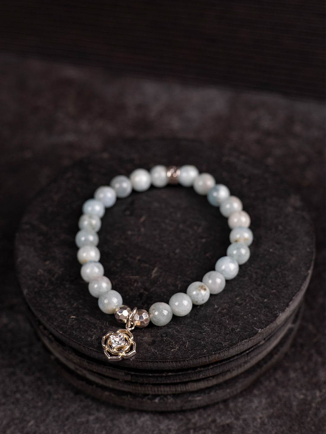 

Stone Story By Shruti Women Sterling Silver Gold-Plated hand Bracelet