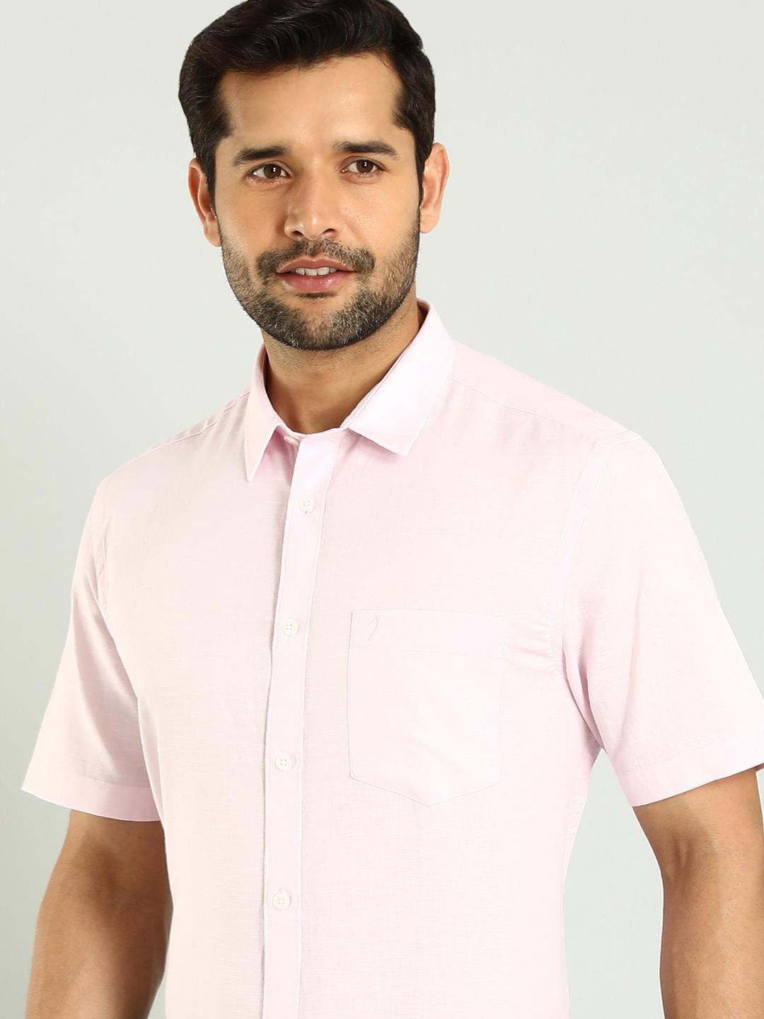 

Indian Terrain Classic Slim Fit Casual Shirt, Pink