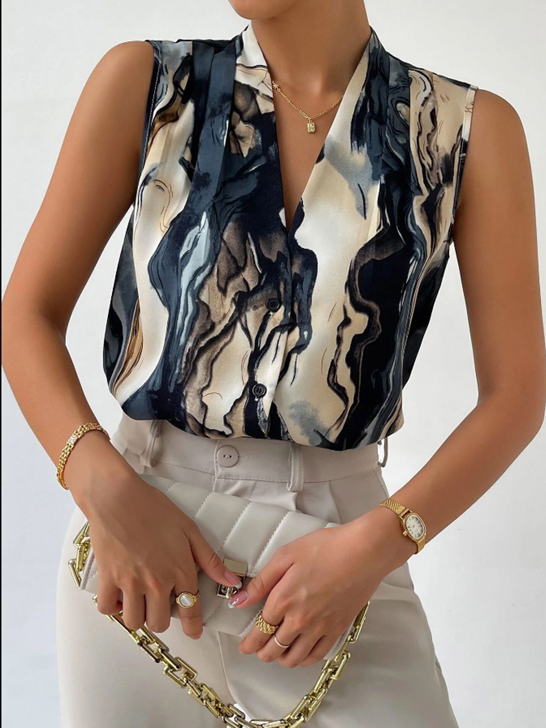 

TANDUL Women Smart Opaque Printed Casual Shirt, Multi