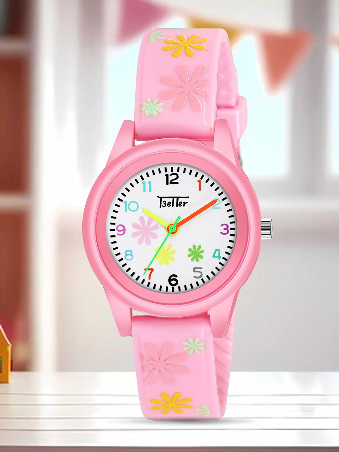 

YOUNG MISSION Girls Printed Dial & Straps Analogue Watches Better Watch 1711 Pink