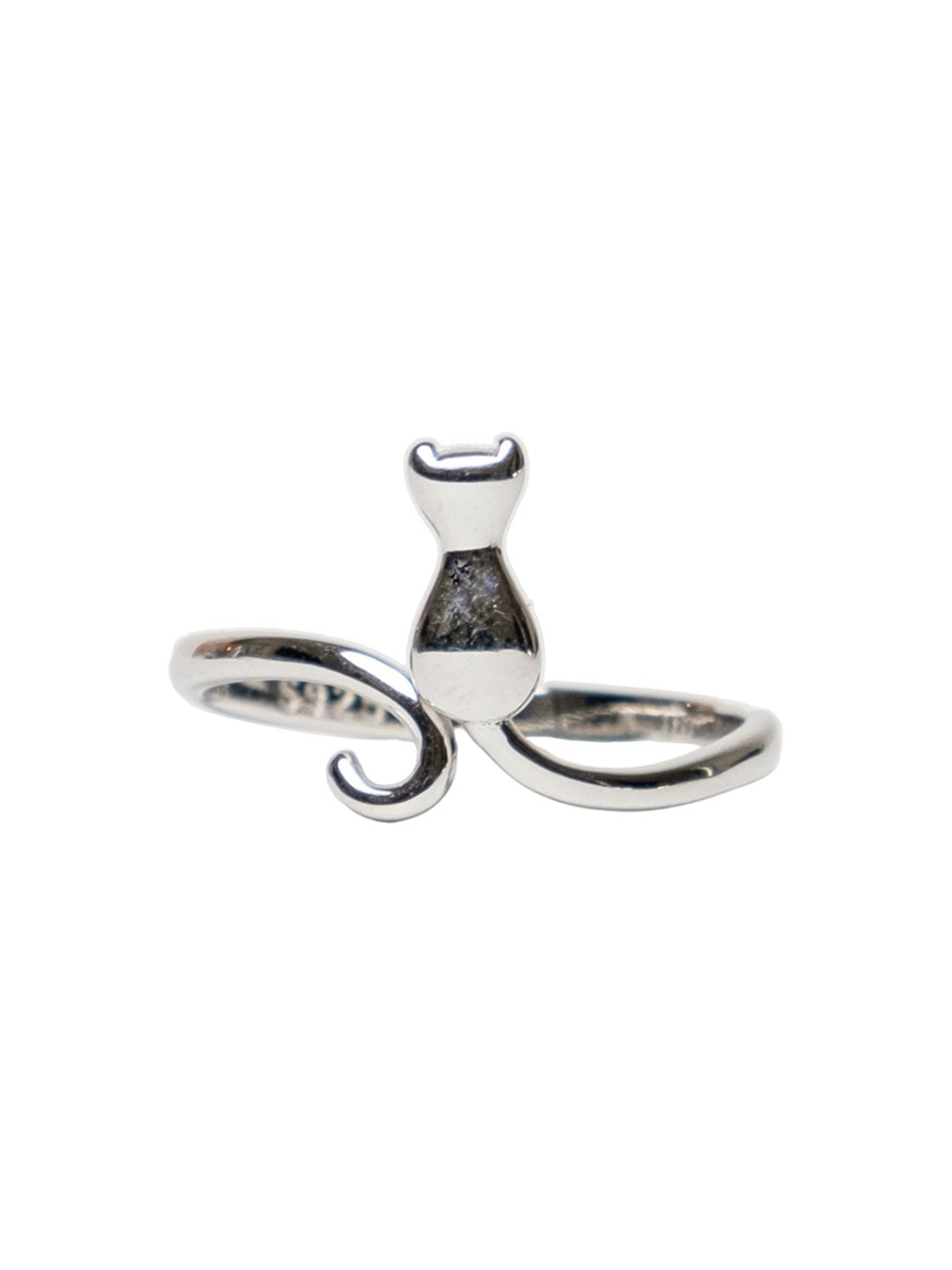 

CHOKORE Women Sterling Silver Kitten Finger Ring