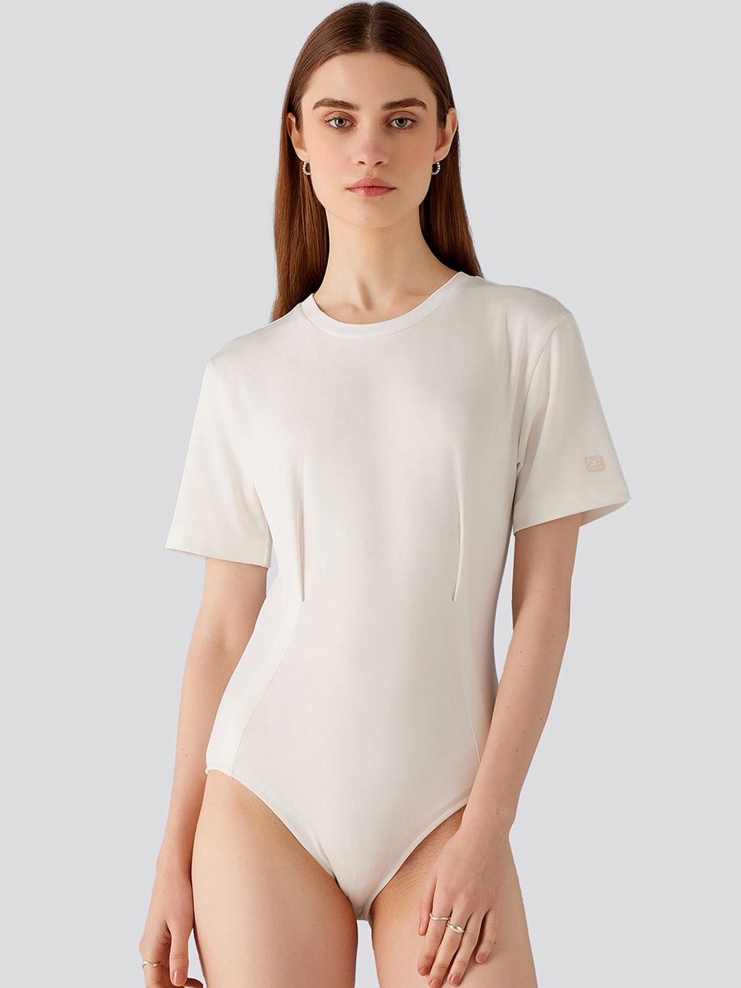 

Muvazo Women Summer Solstice Bodysuit, White