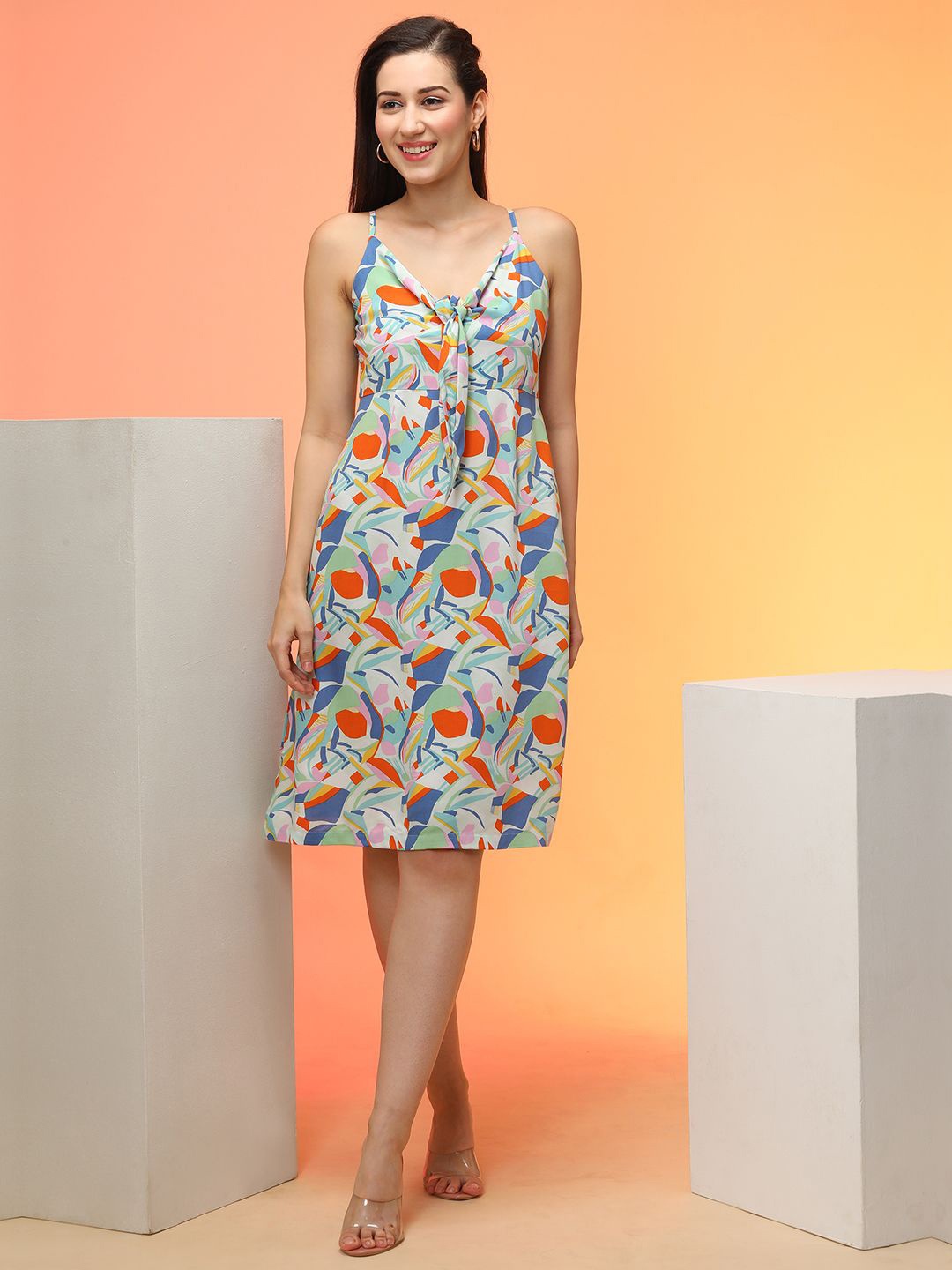 

Globus Women Abstract Print A-Line Dress, Multi