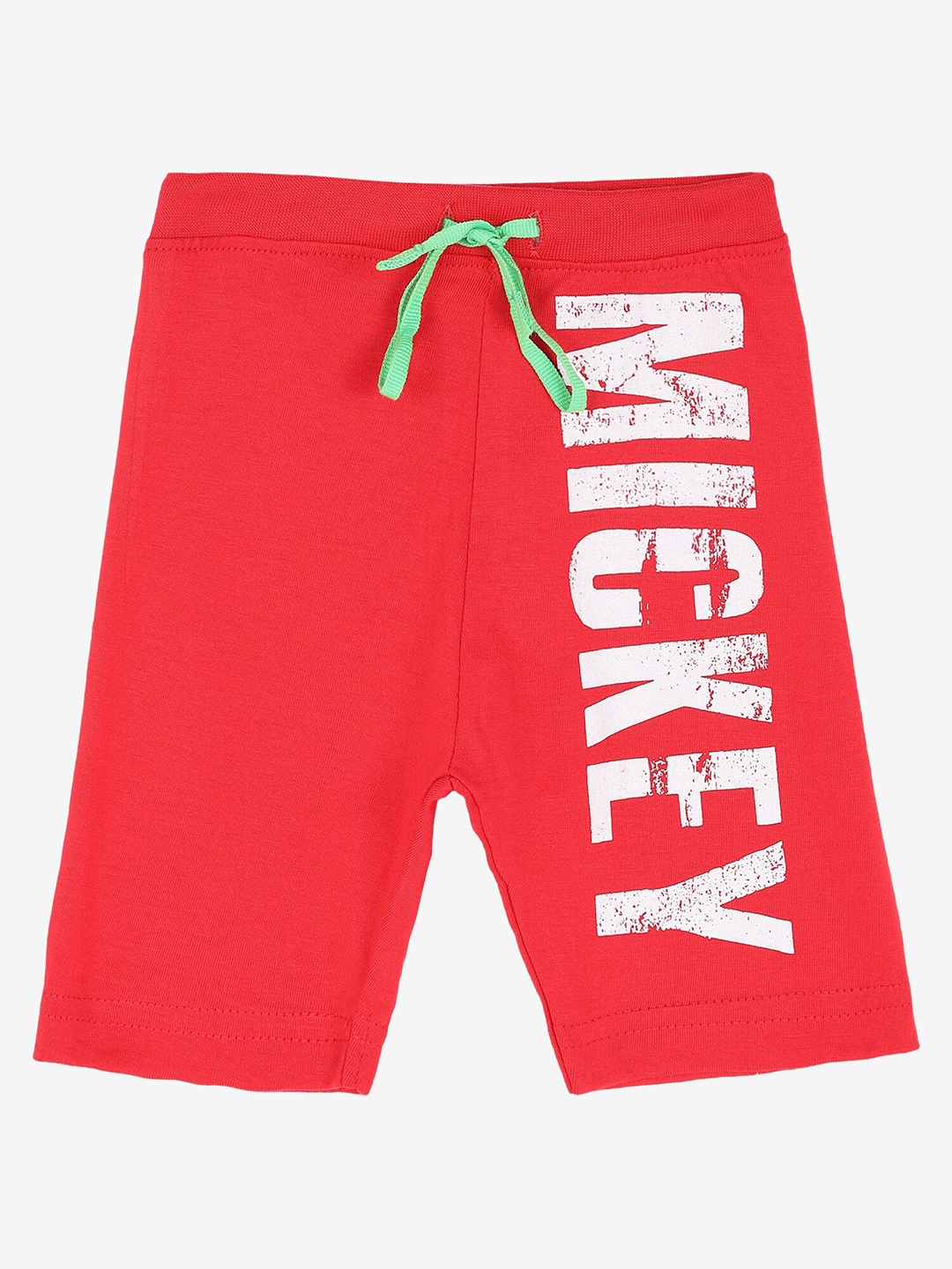 

Bodycare Kids Infant Boys Printed Mid-Rise Cotton Shorts, Red