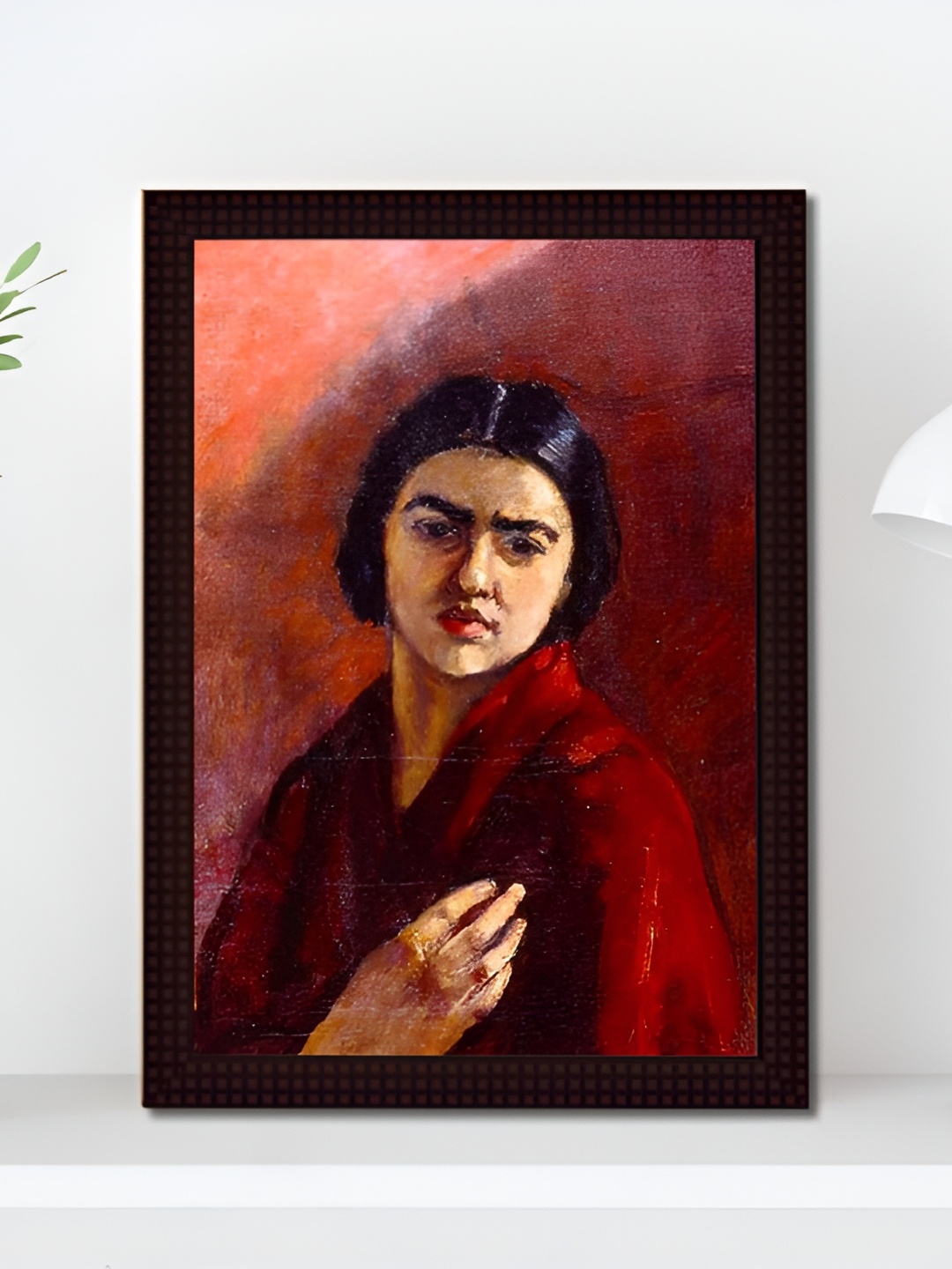

Tamatina Wood Amrita Sher Gil Wall Paintings, Red