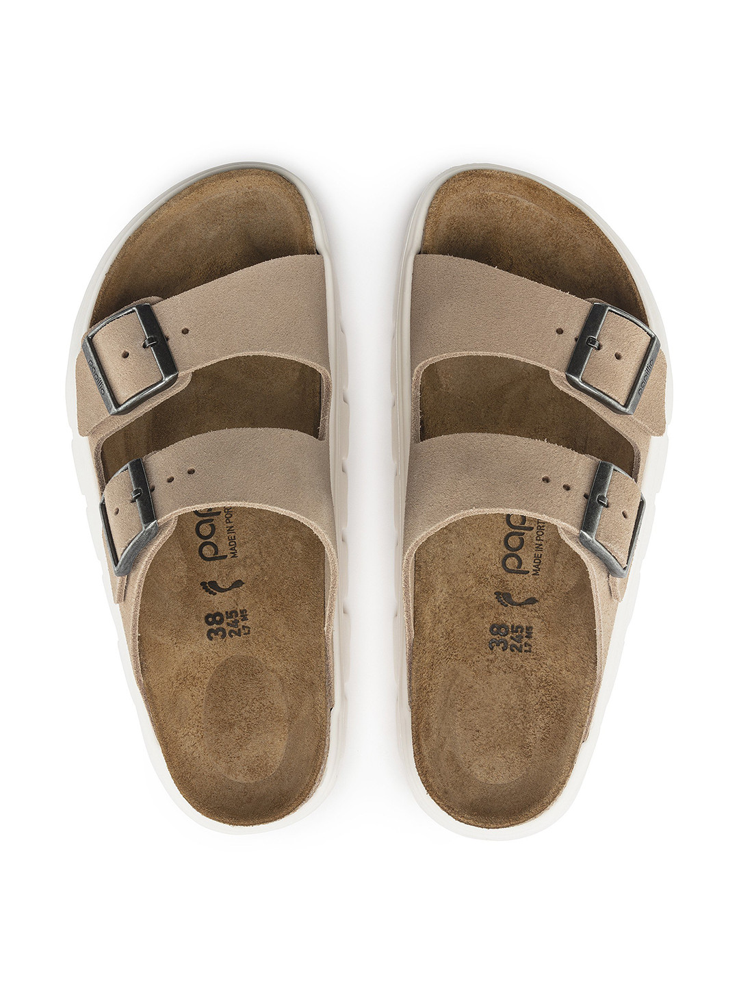 

Birkenstock Women Slip-On Comfort Sandals, Beige