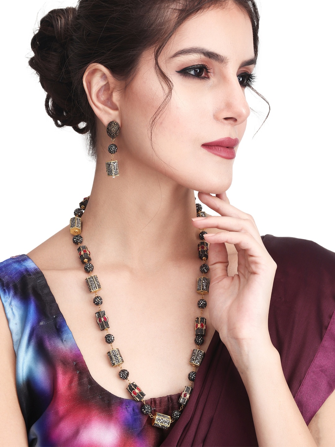 

Anvik Gold-Plated Beaded Jewellery Set
