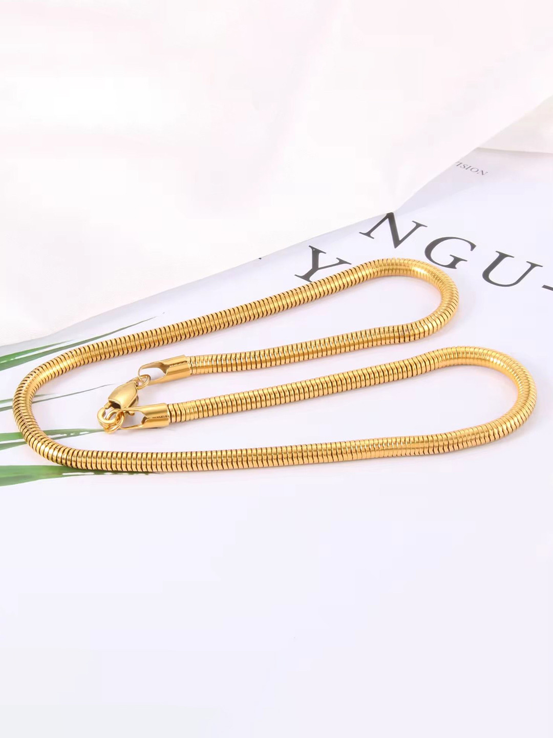 

MEENAZ Unisex Gold-Plated Chain