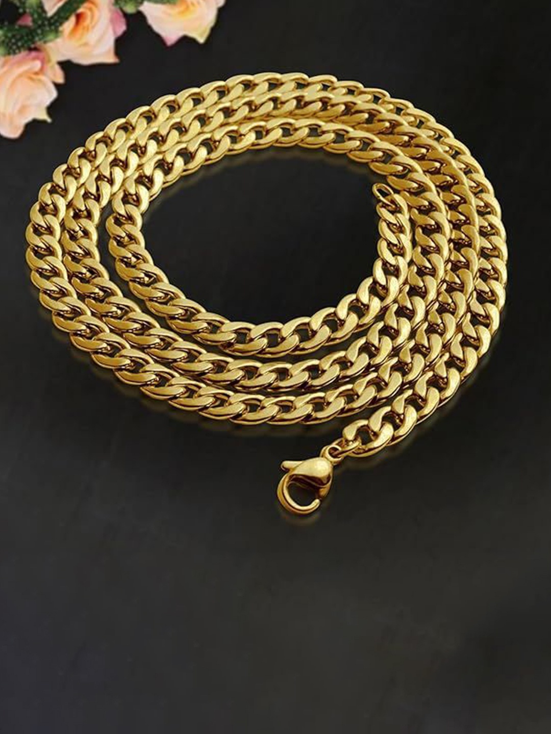 

MEENAZ Unisex Gold-Plated Necklace