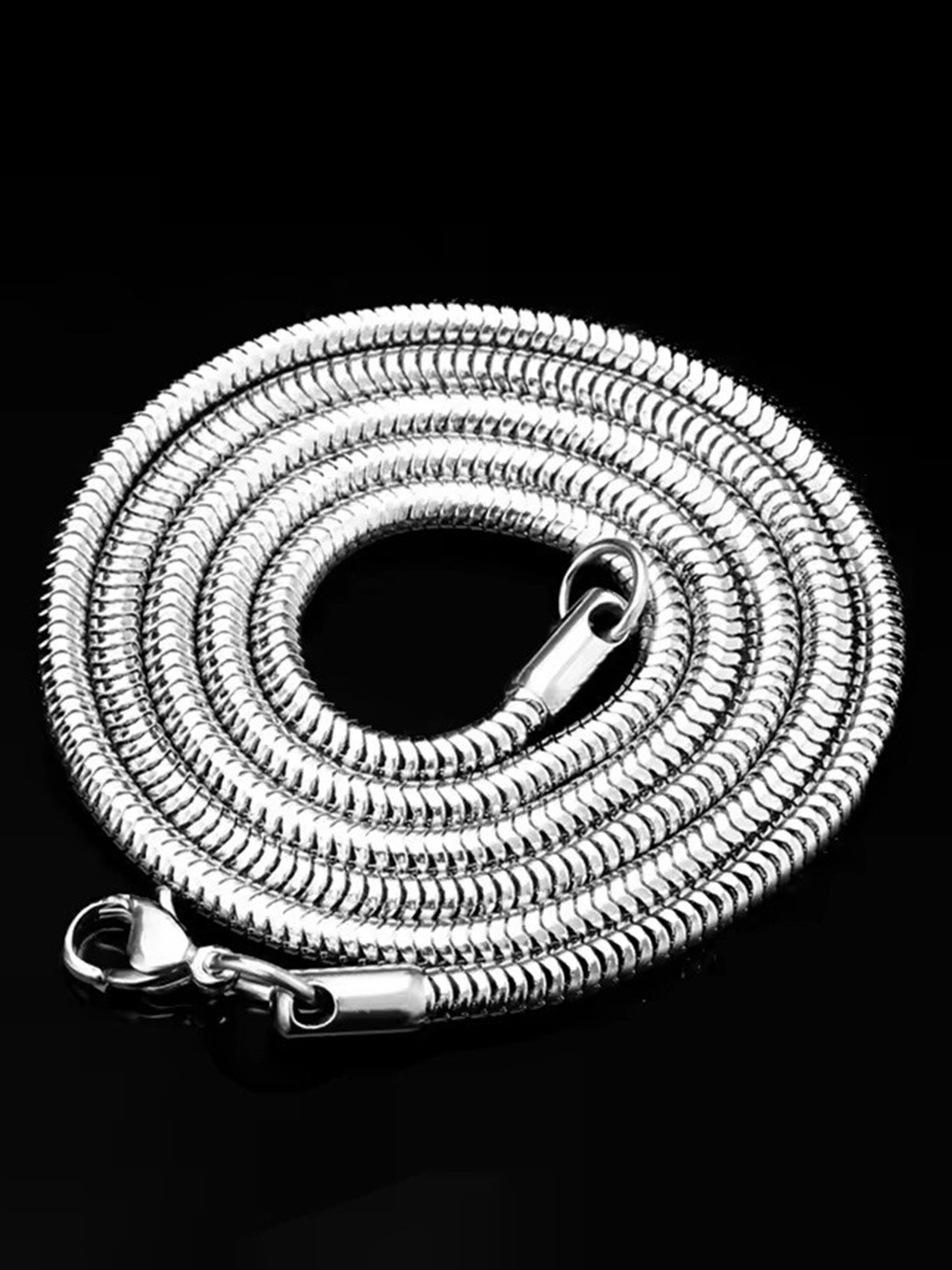 

MEENAZ Unisex Silver-Plated Chain