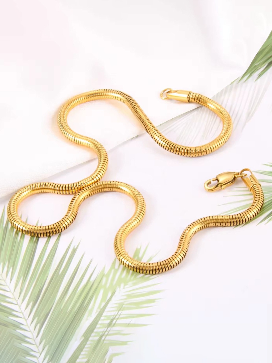 

MEENAZ Unisex Gold-Plated Chain