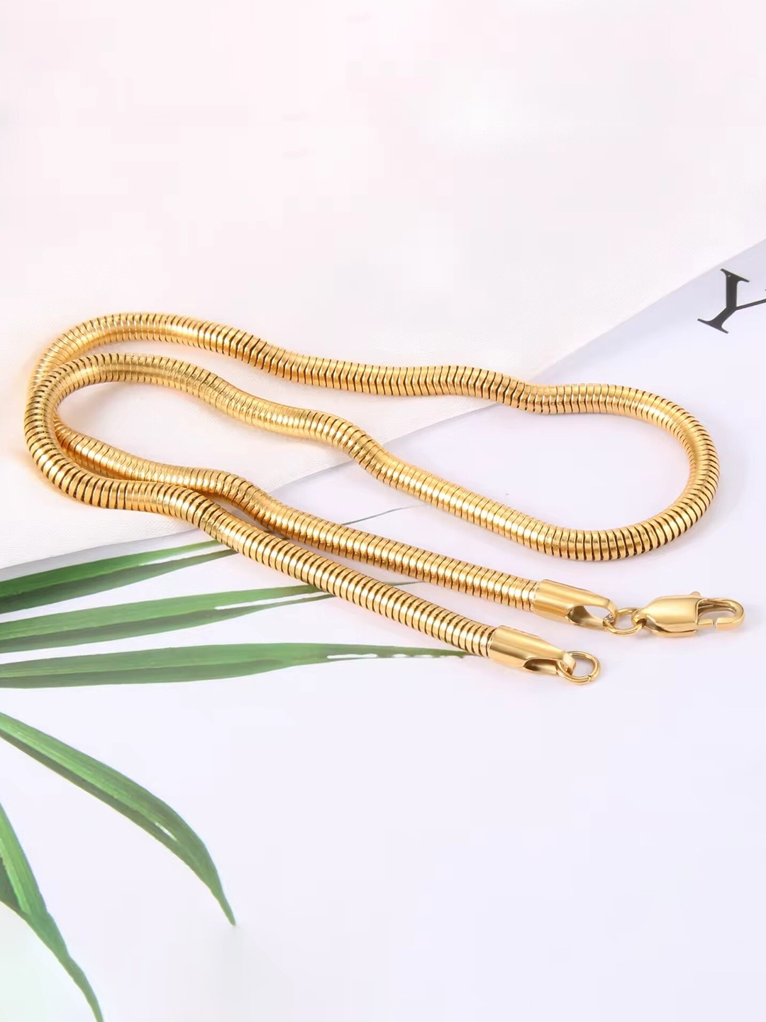 

MEENAZ Unisex Gold-Plated Chain