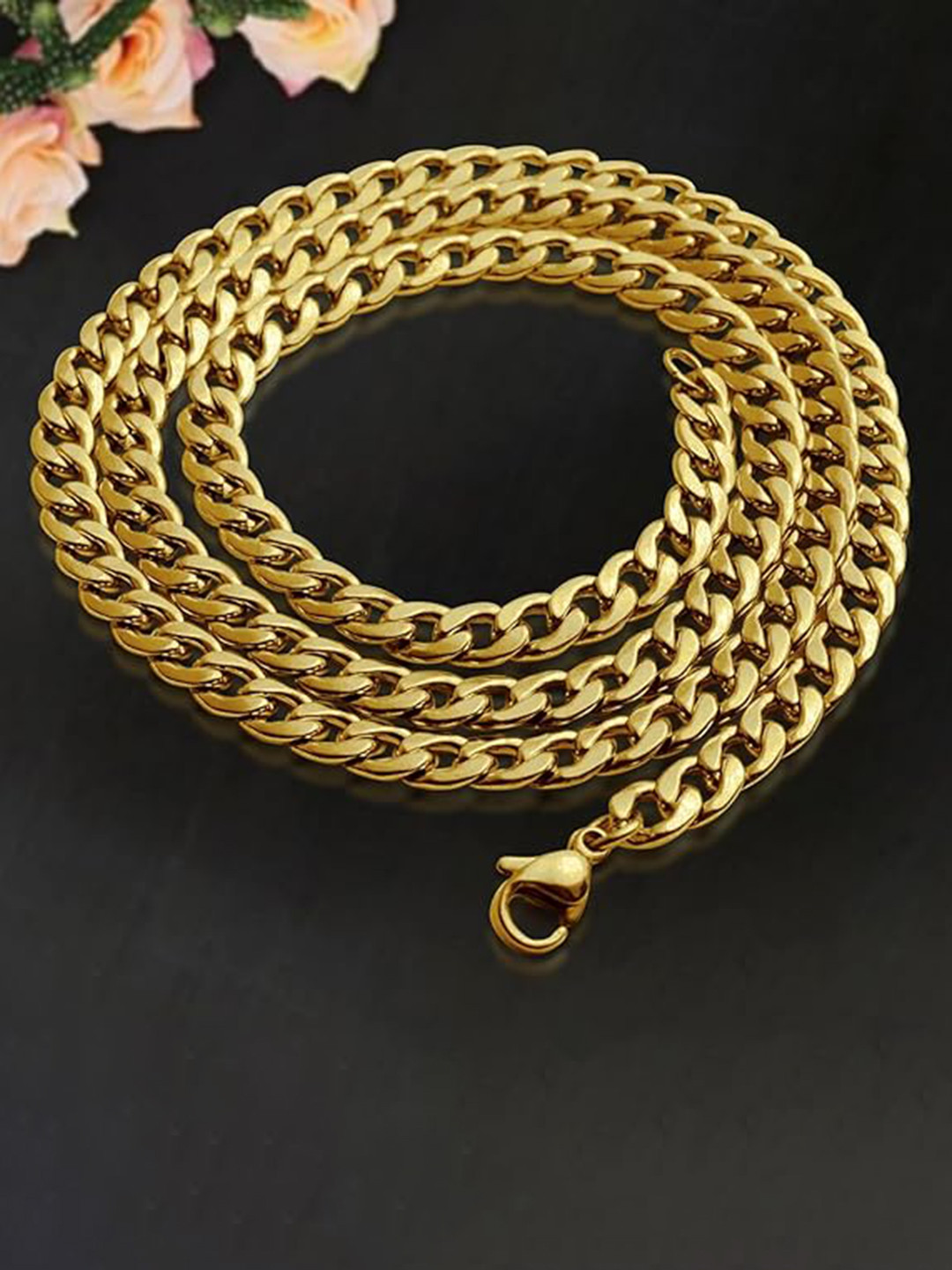 

MEENAZ Unisex Gold-Plated Chain