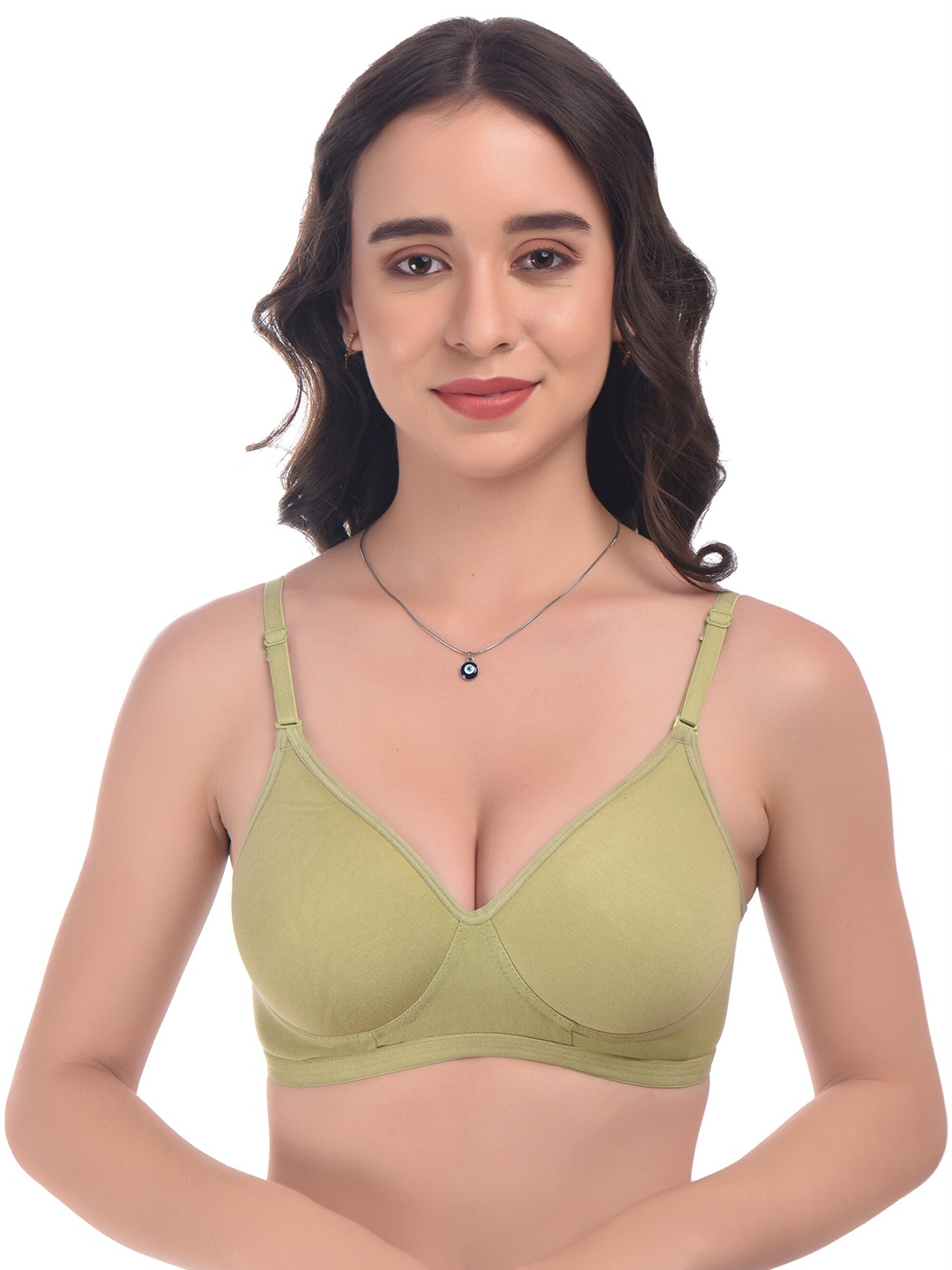 

elina Women Full Coverage Heavily Padded Everyday Bra, Sea green