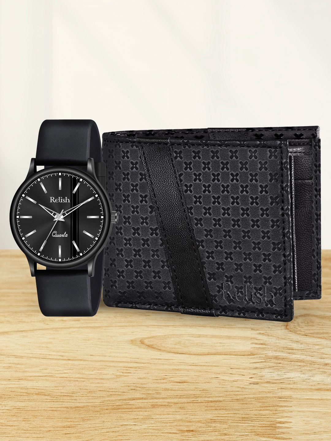 

Relish Men Accessory Gift Set of 2, Black