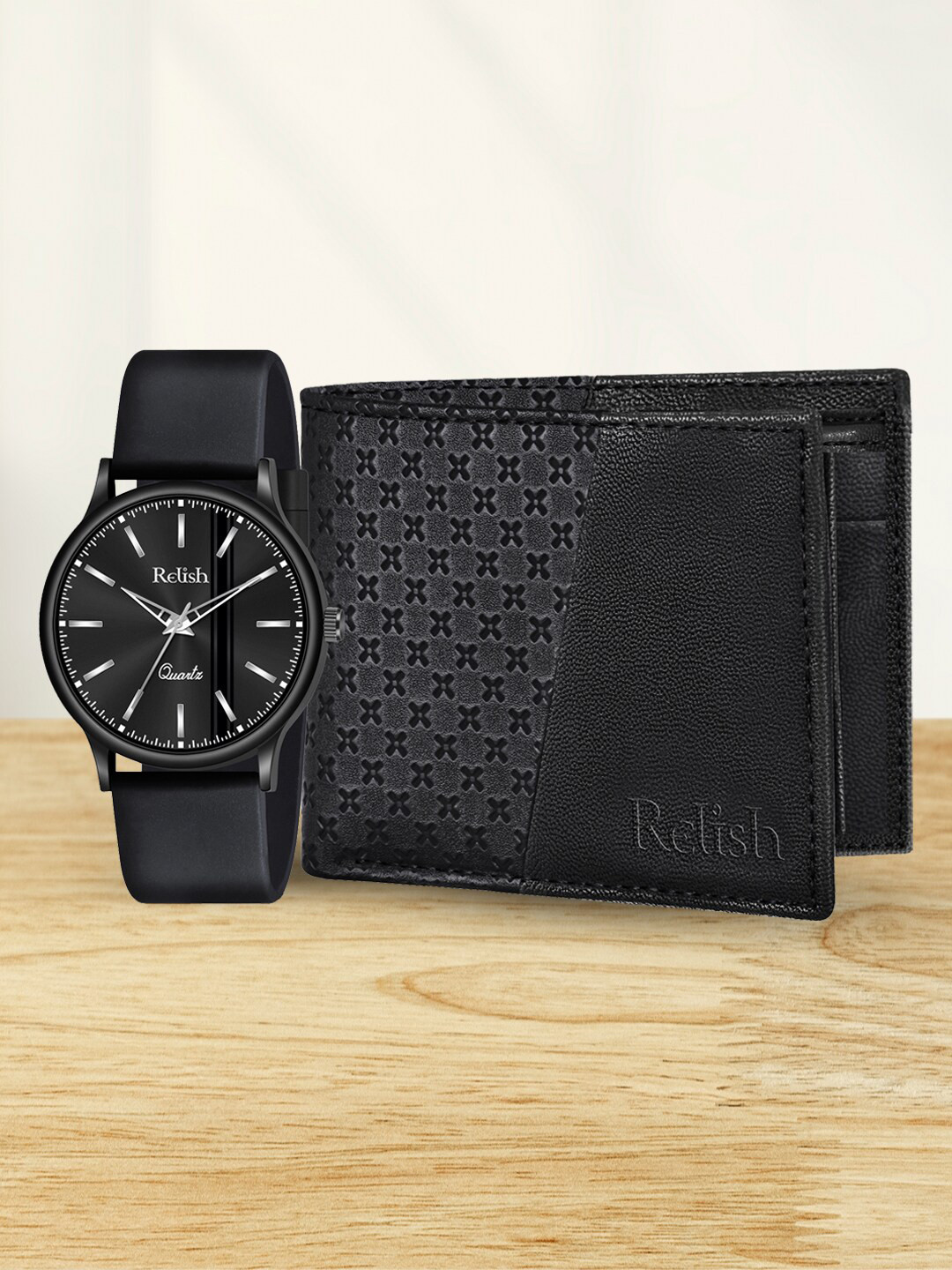 

Relish Men Accessory Gift Set of 2, Black