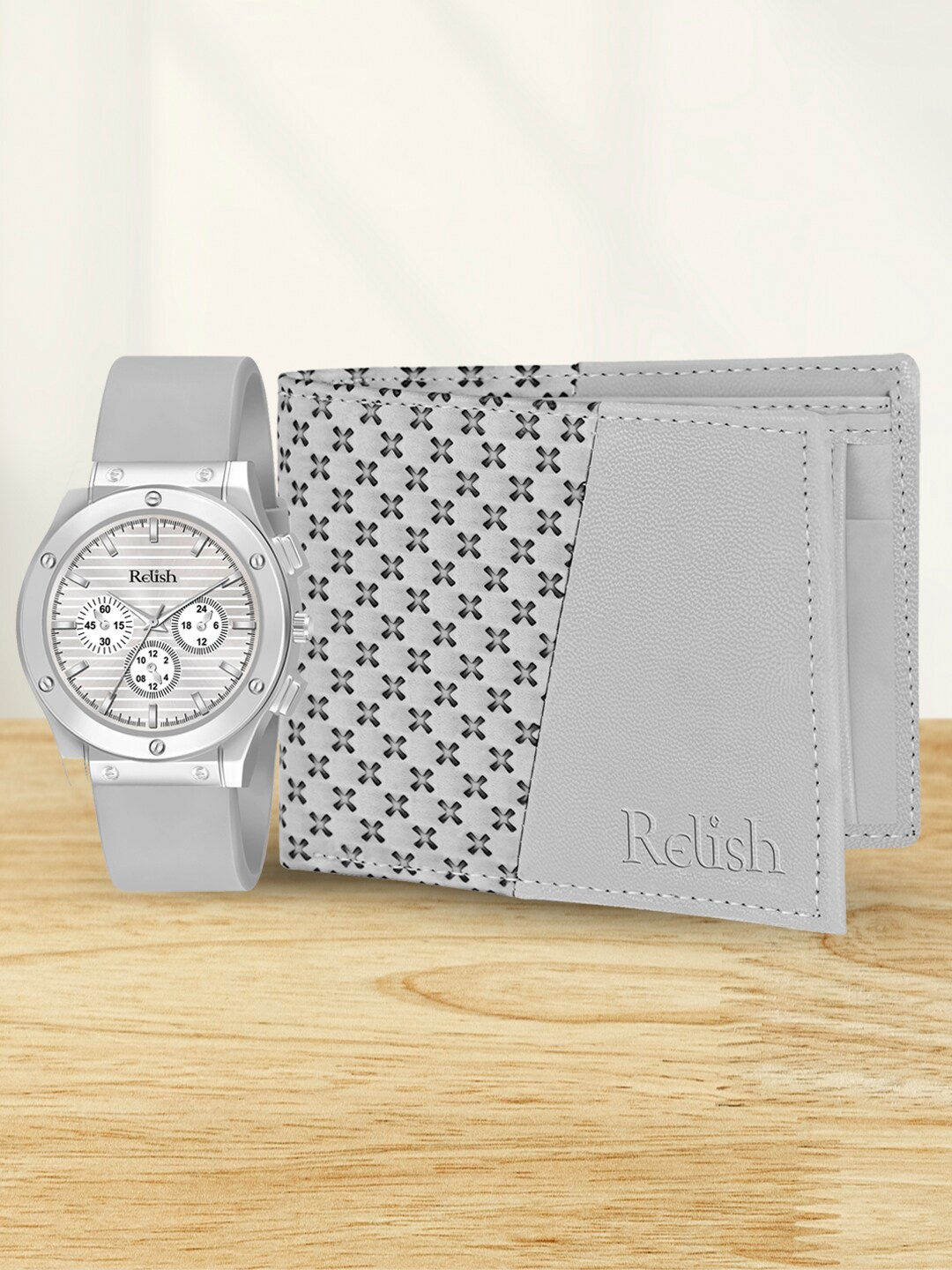 

Relish Men Accessory Gift Set of 2, Grey