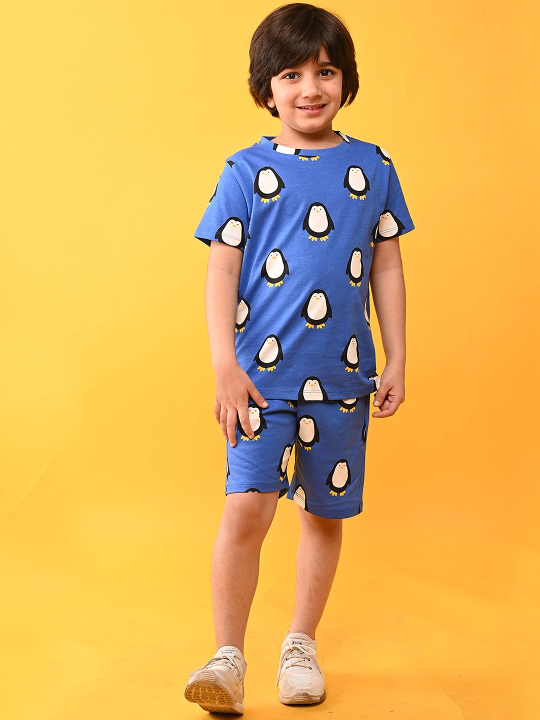 

Anthrilo Boys Animal Printed Night suit, Blue