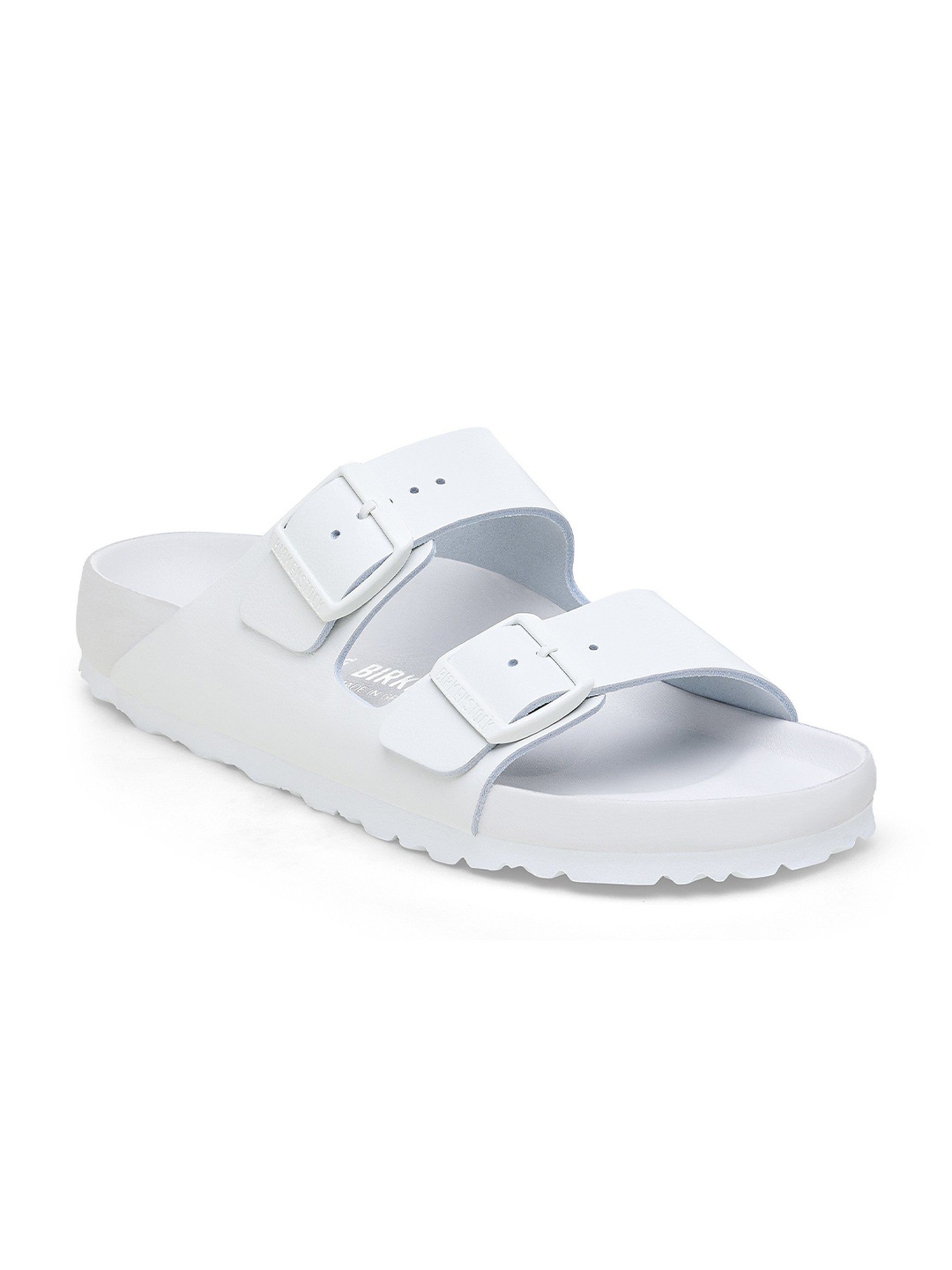 

Birkenstock Unisex Leather Comfort Sandals, White