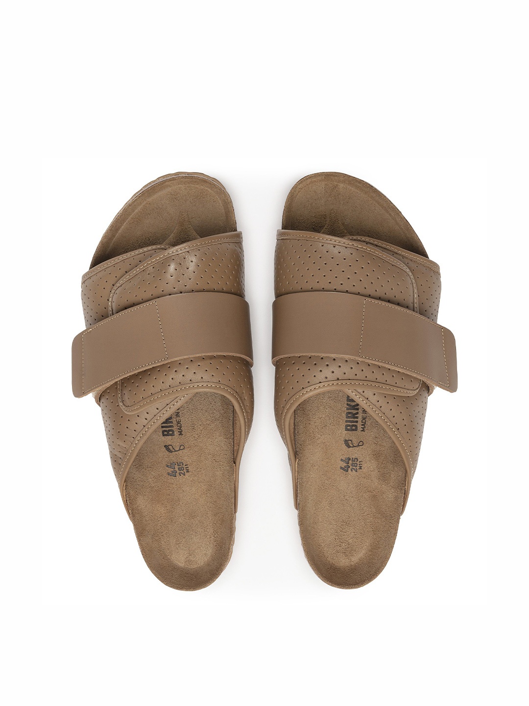 

Birkenstock Kyoto Men Regular Width Leather One Strap Sandals, Brown