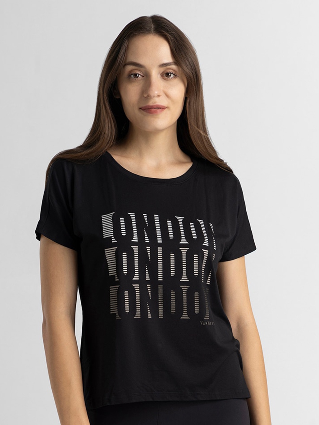 

Van Heusen Athleisure Moisture Wicking T-Shirt, Black