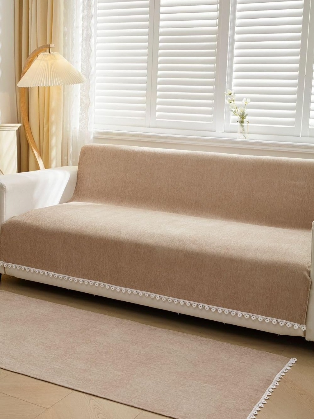 

HomeCloud Beige 2 Seater Sofa Cover