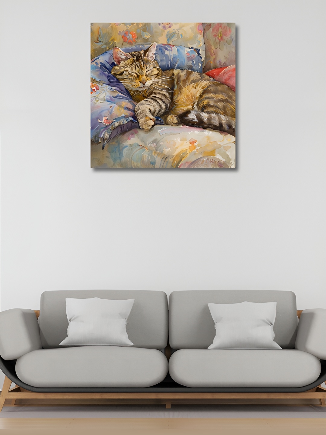 

OLIVE TREE Beige & Blue 1 Piece Canvas Other Wall Paintings