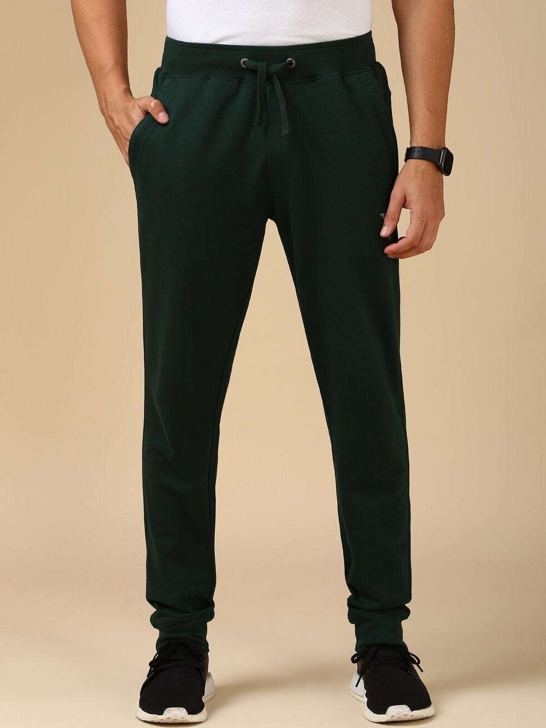 

Van Heusen Men Mid-Rise Track Pants, Green
