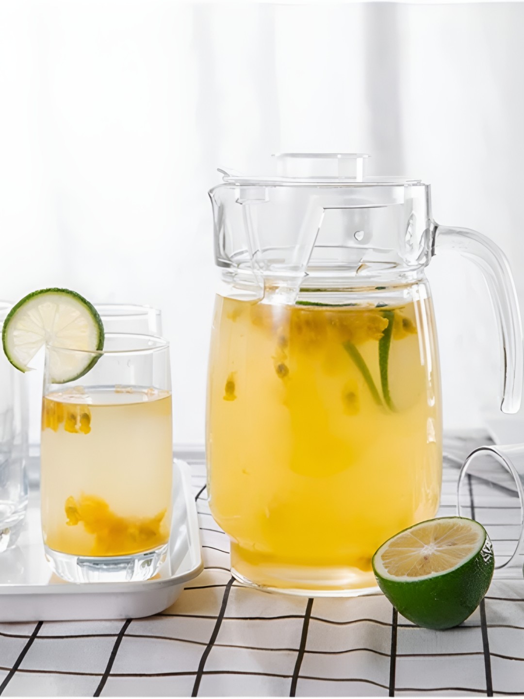 

THEDECORKART Transparent Dishwasher Safe Water Jugs